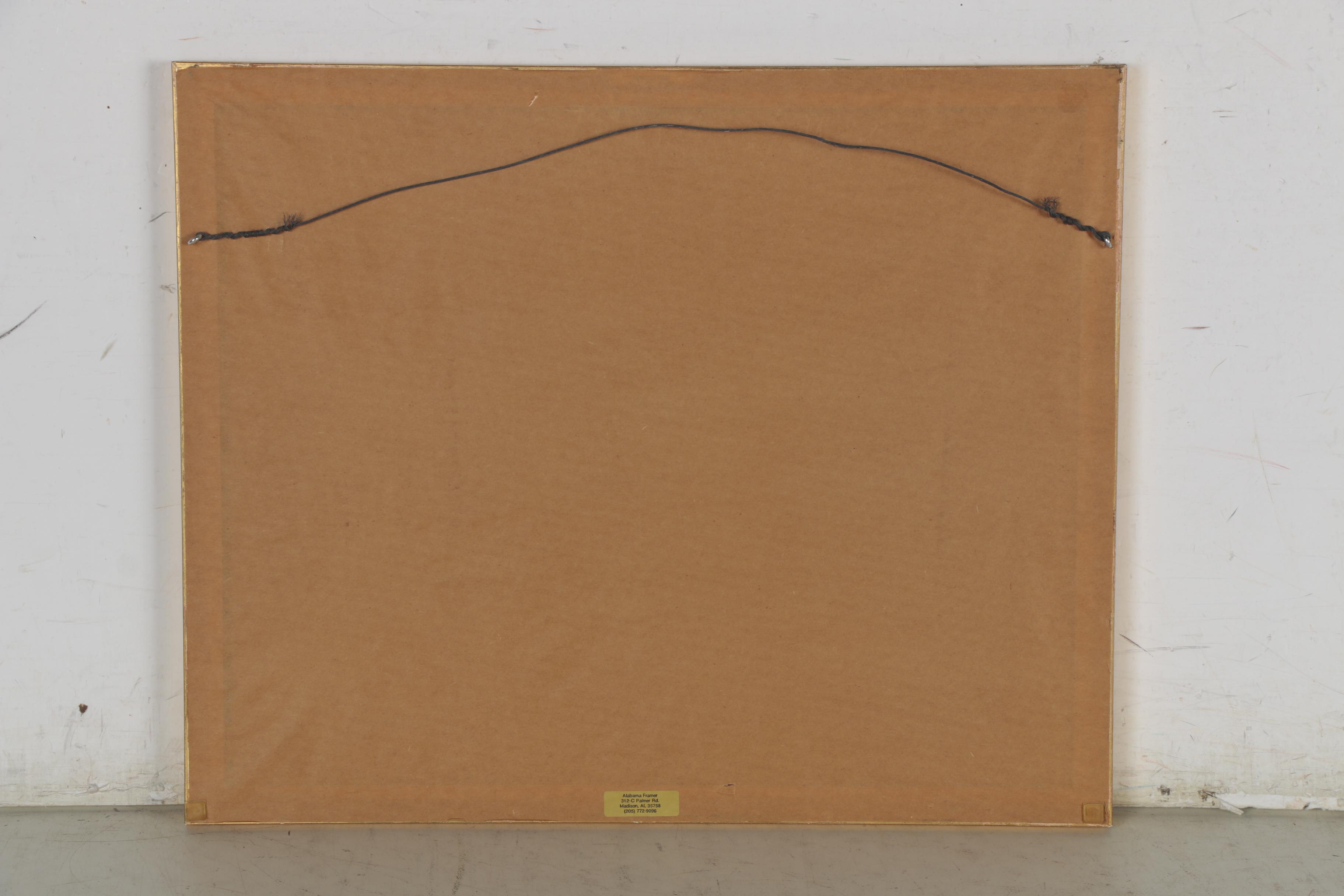 Kay Lewis Watercolor Painting of Floral Bouquet