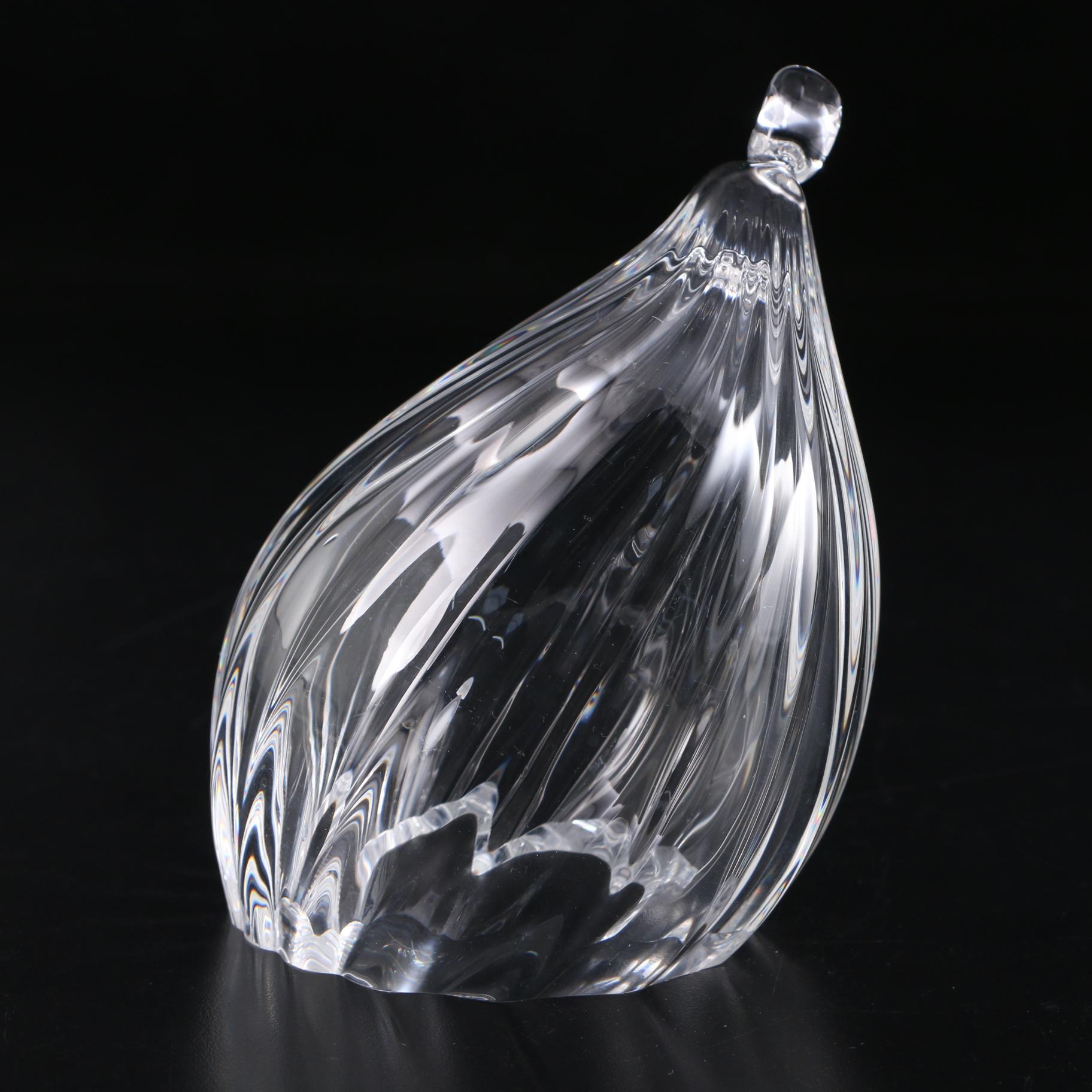 Steuben Art Glass "Quail" Figurine Designed by Paul Schulze