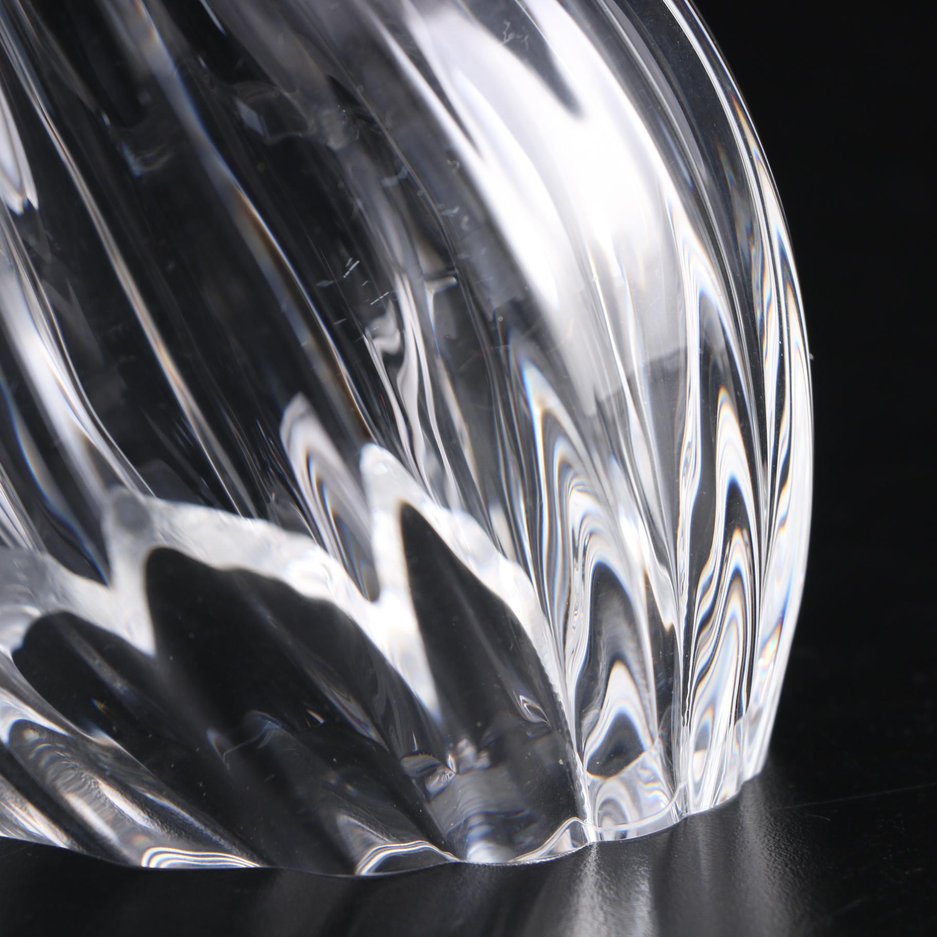 Steuben Art Glass "Quail" Figurine Designed by Paul Schulze