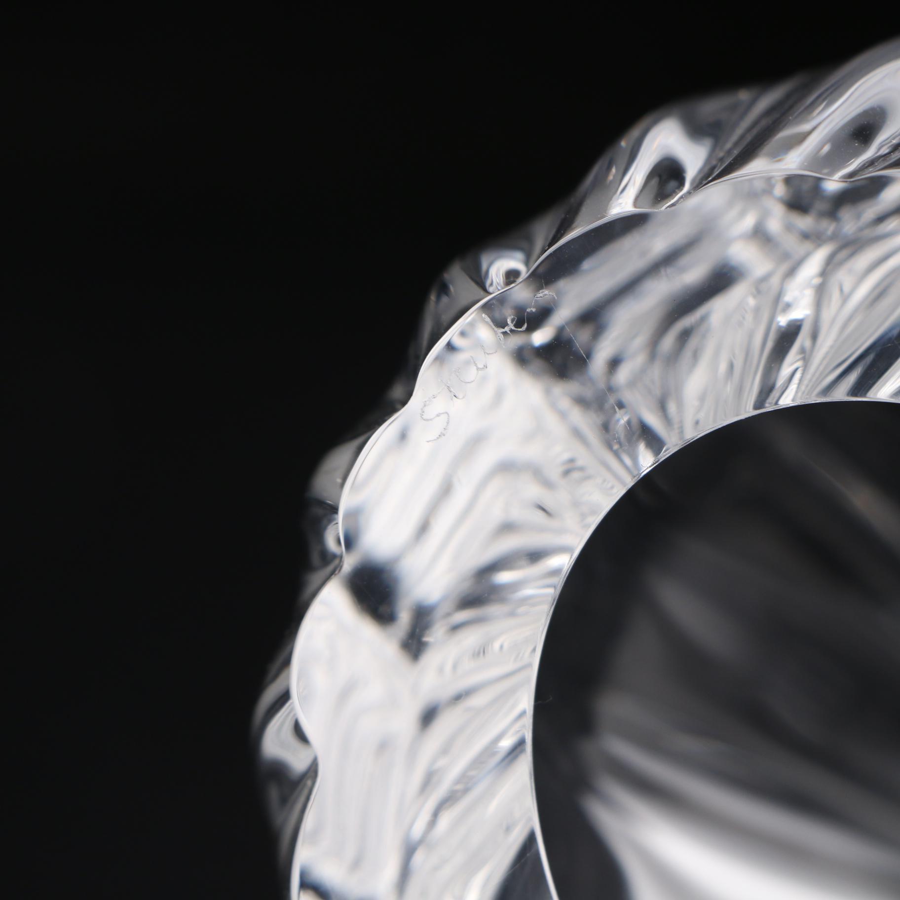 Steuben Art Glass "Quail" Figurine Designed by Paul Schulze