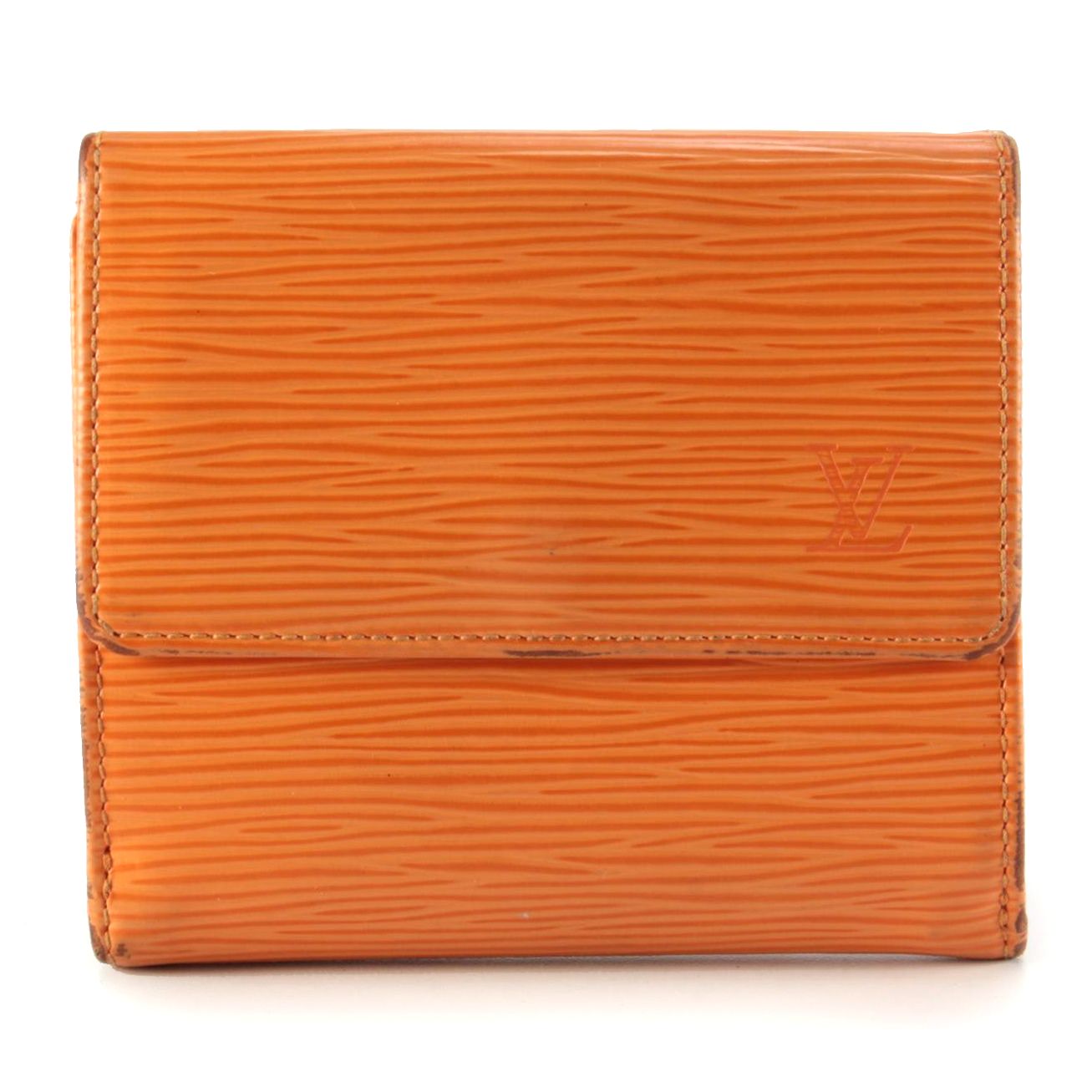 Louis Vuitton Elise Porte-Monnaie Wallet in Piment Epi Leather
