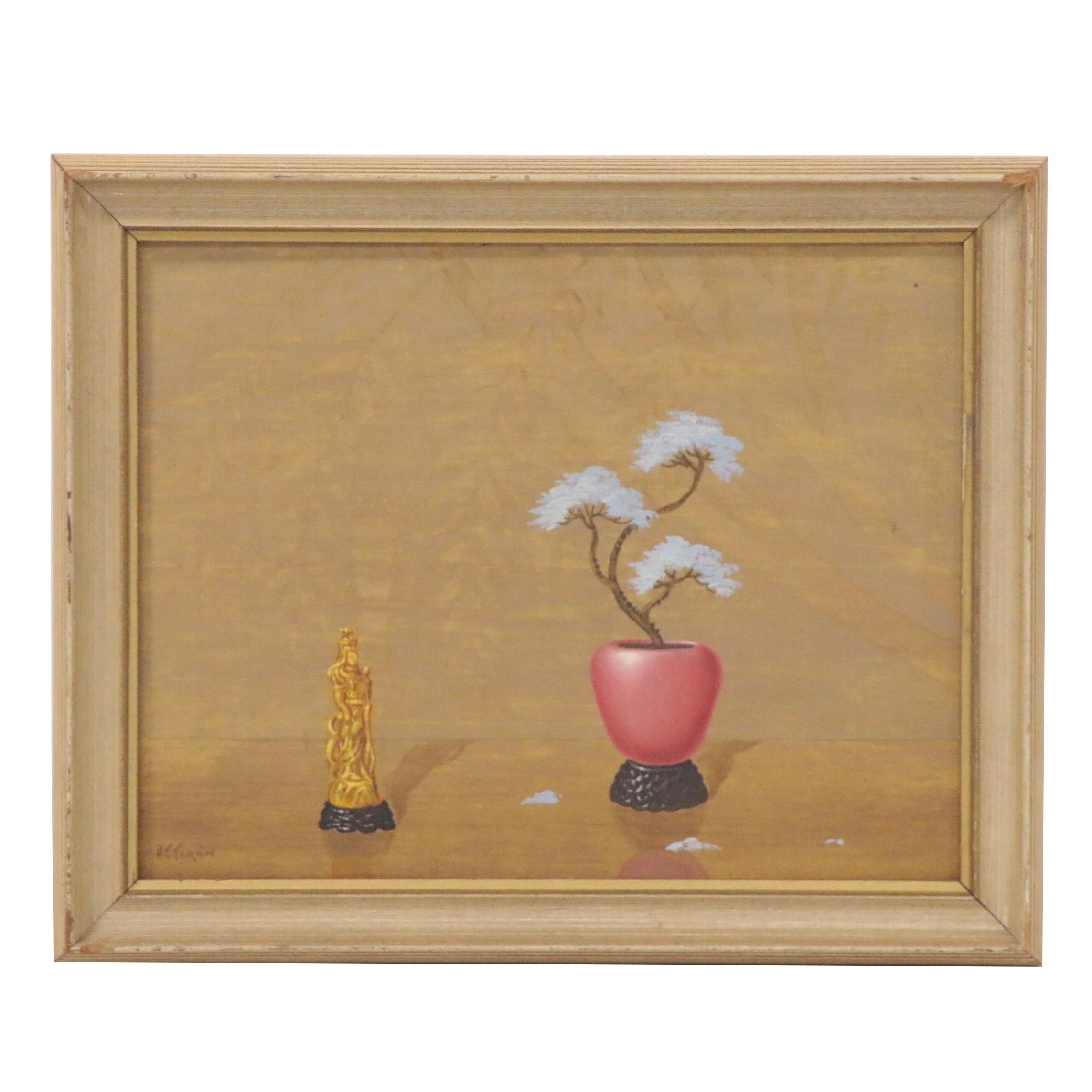 Alfonso T. Torán Still Life Oil Painting