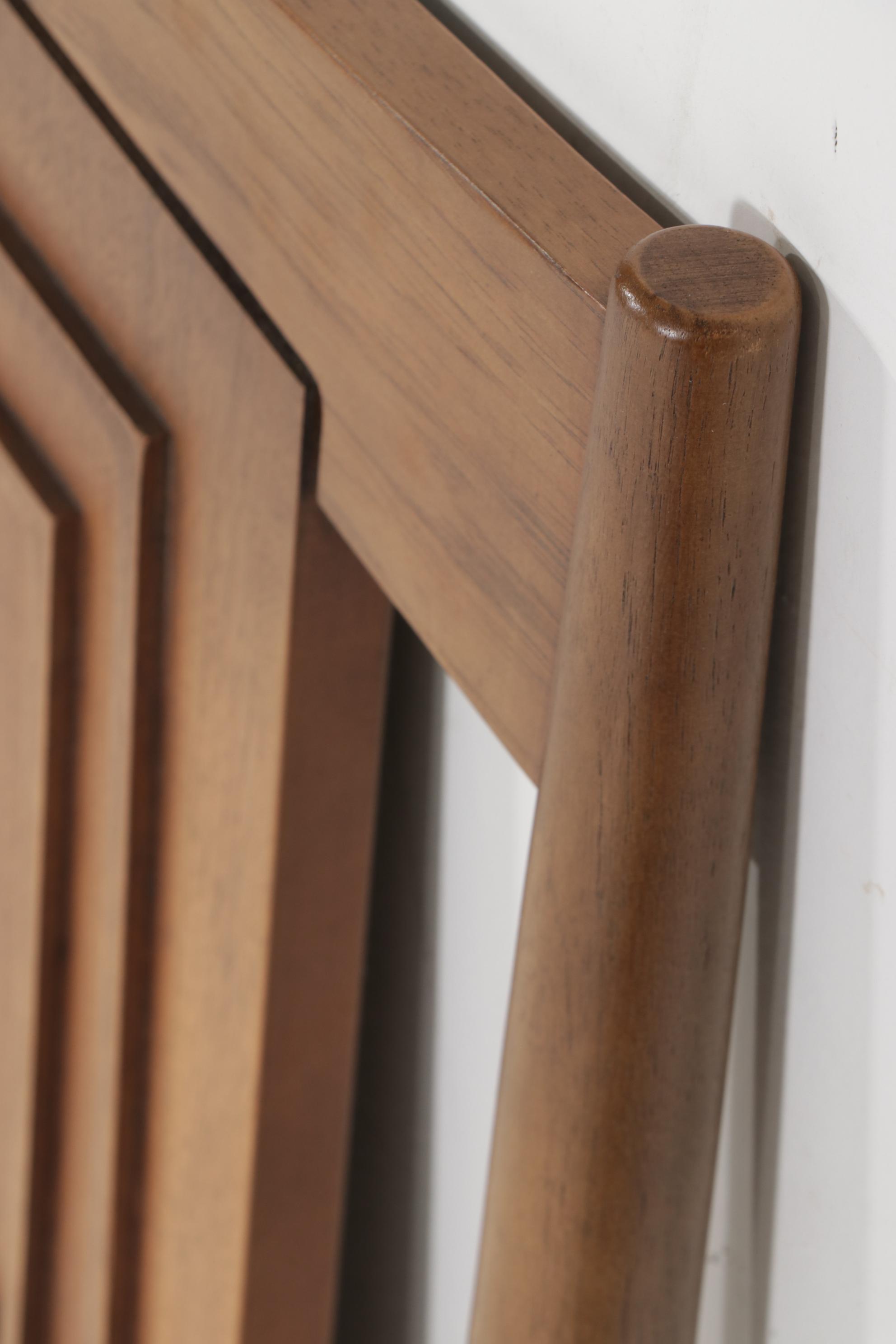 Two Broyhill Premier "Sculptra" Mid Century Modern Twin Headboards