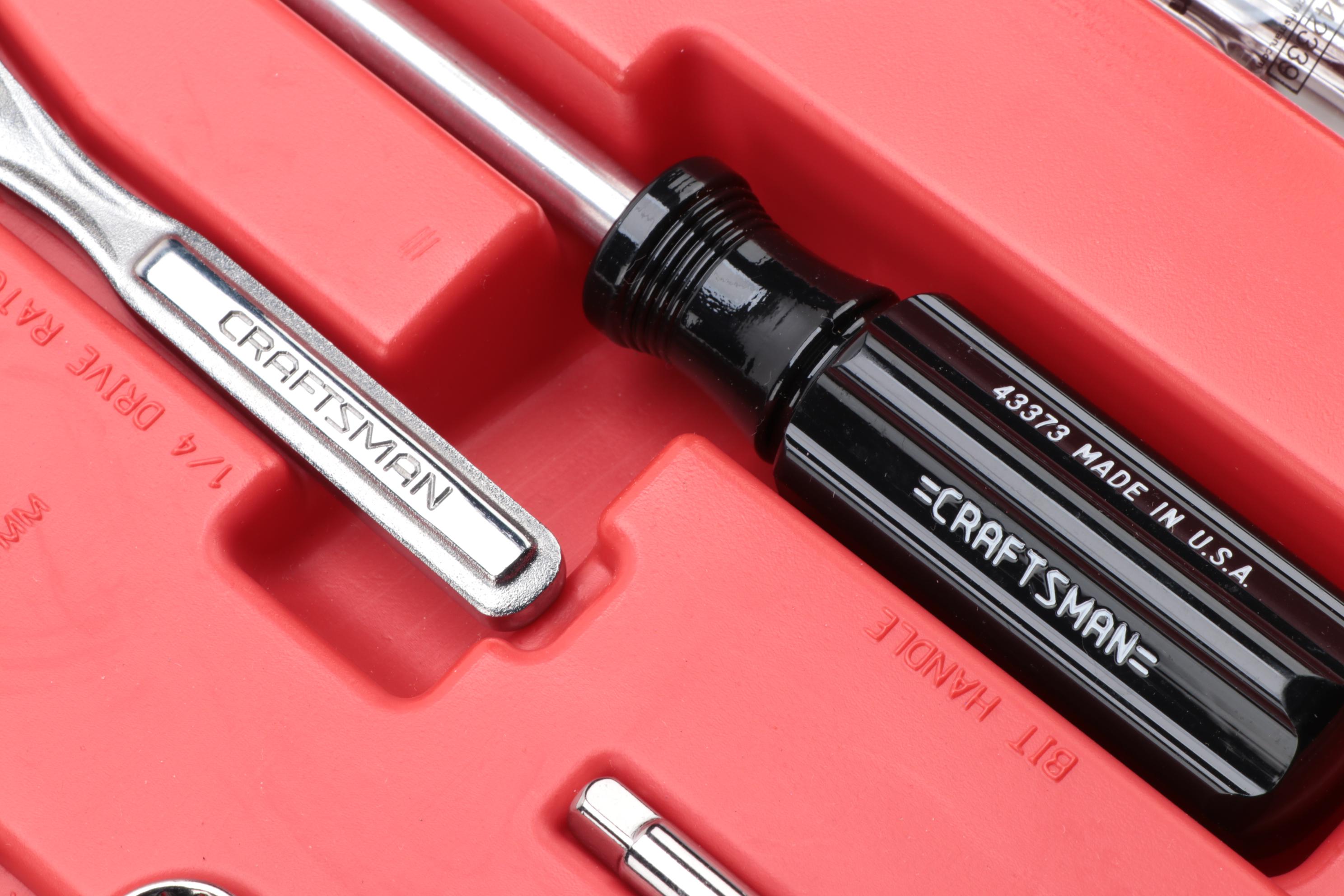 Craftsman 4 Drawer Socket Wrench Organization Set with Carrying Case