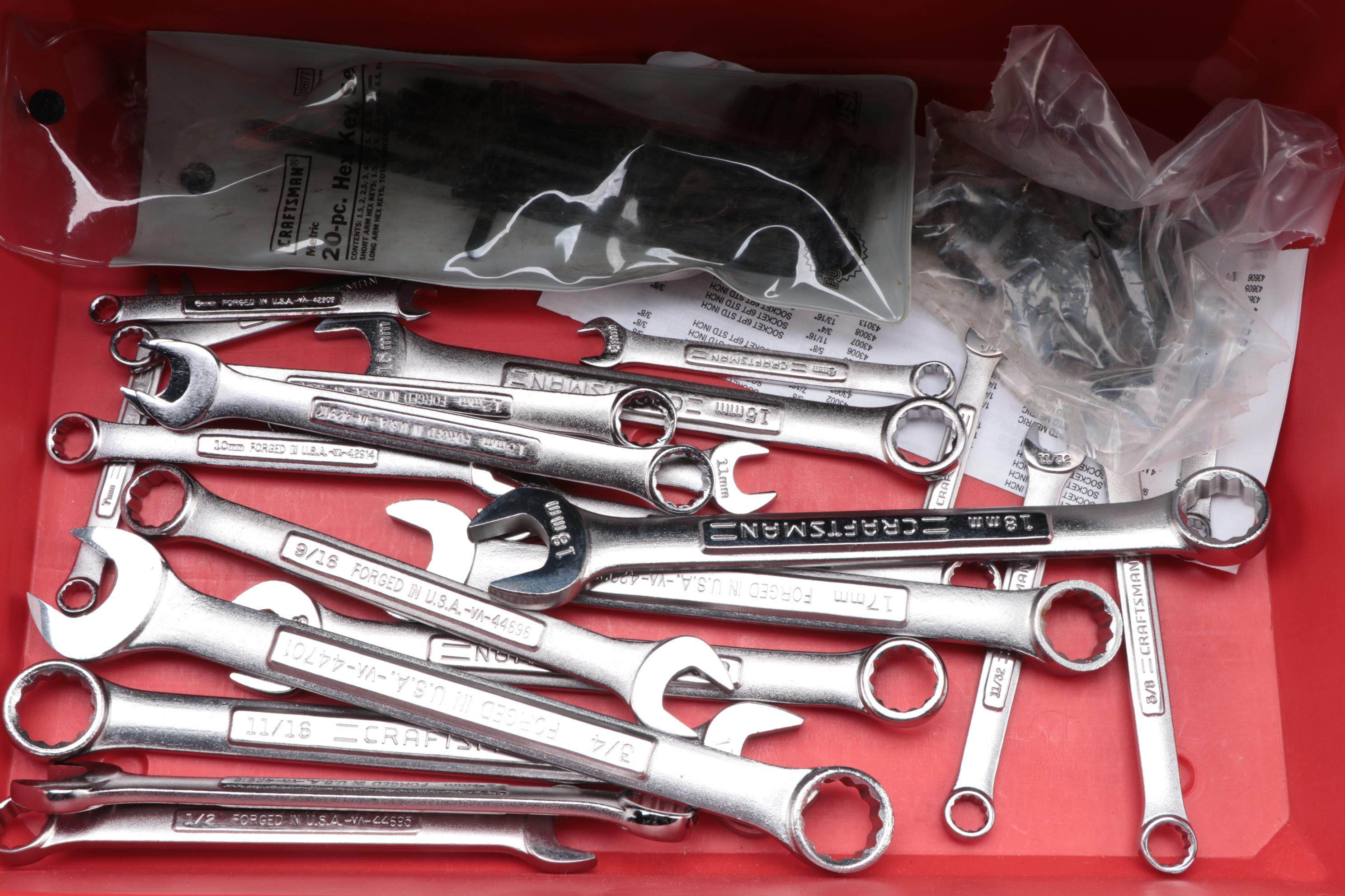 Craftsman 4 Drawer Socket Wrench Organization Set with Carrying Case