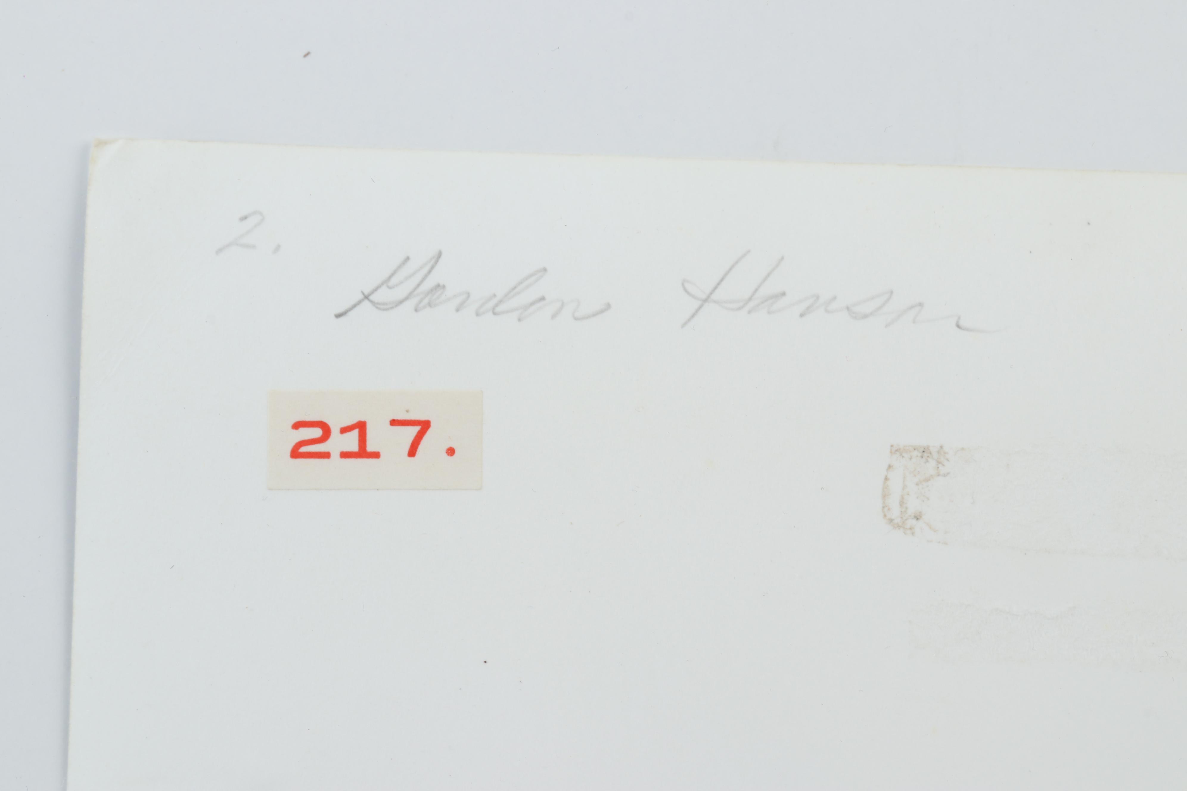 George Platt Lynes Reprinted Silver Gelatin Photograph "Gordon Hanson," 1954