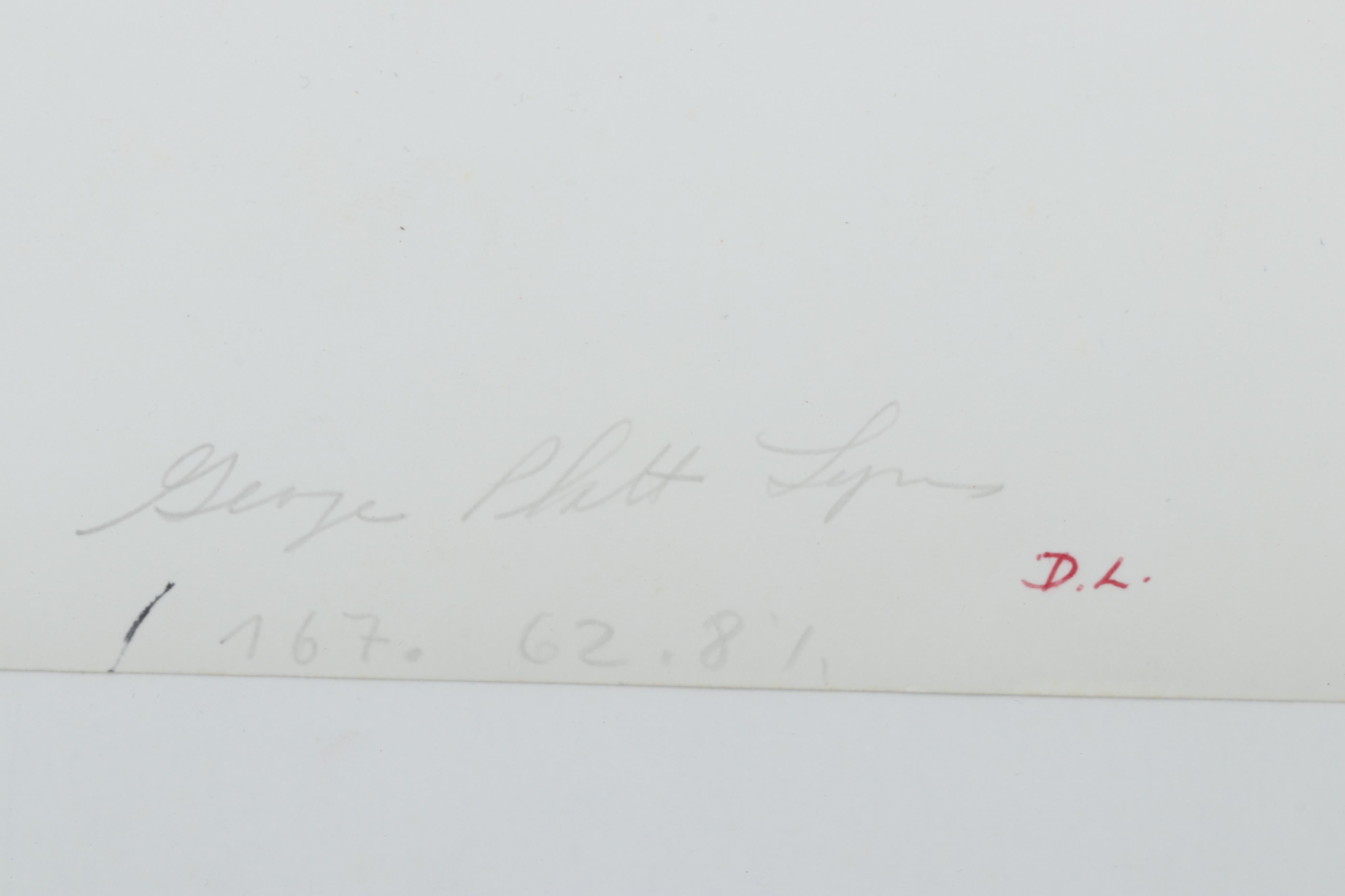 George Platt Lynes Reprinted Silver Gelatin Photograph "Gordon Hanson," 1954