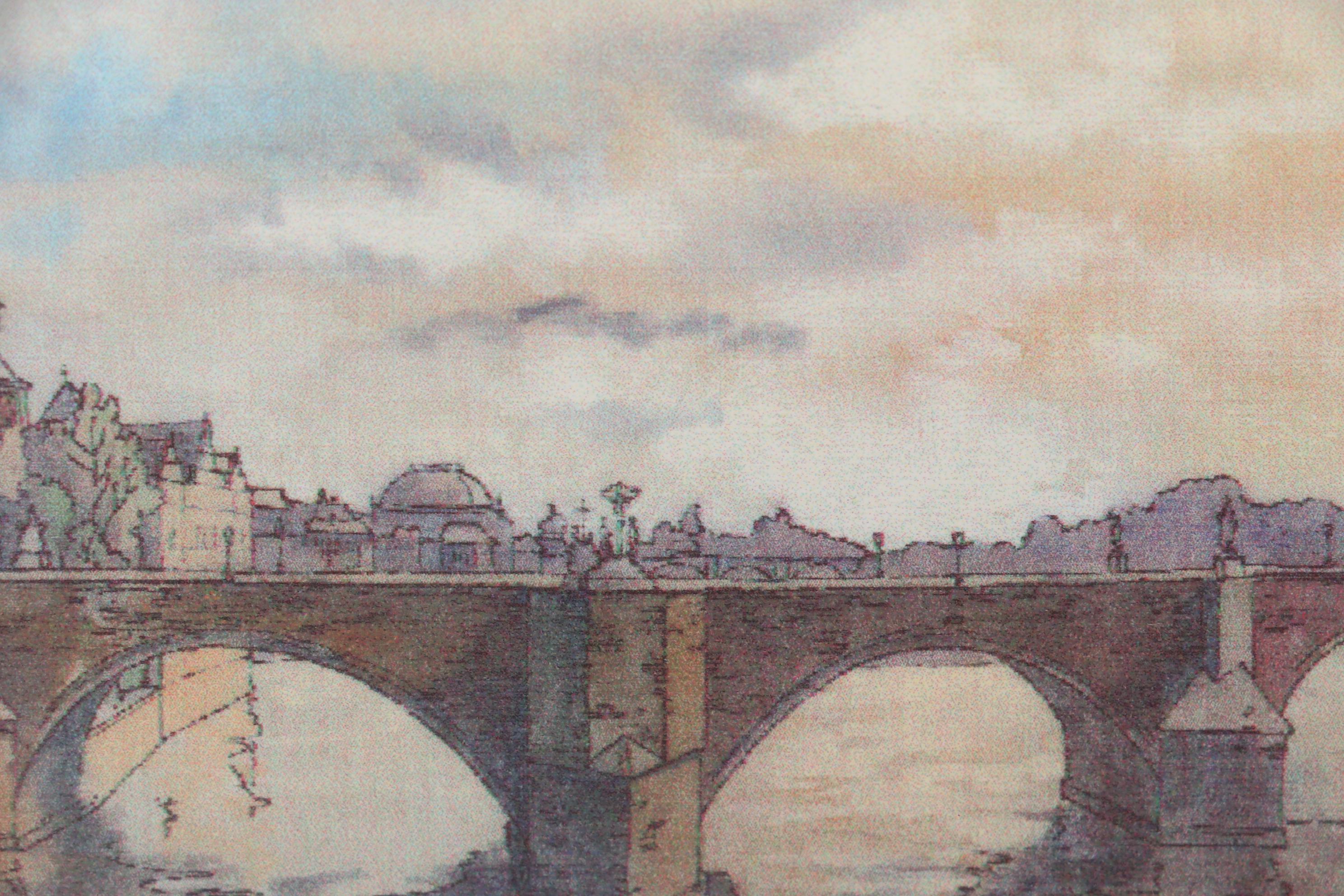 Škola Benoni Giclée of Charles Bridge in Prague