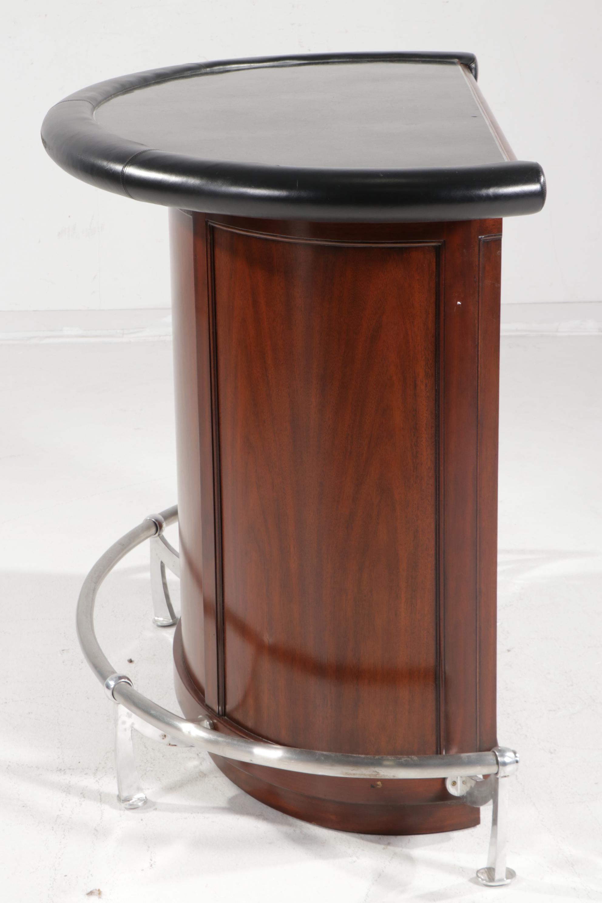 Thomasville Bogart Collection "El Morocco" Home Bar and Pair of Barstools