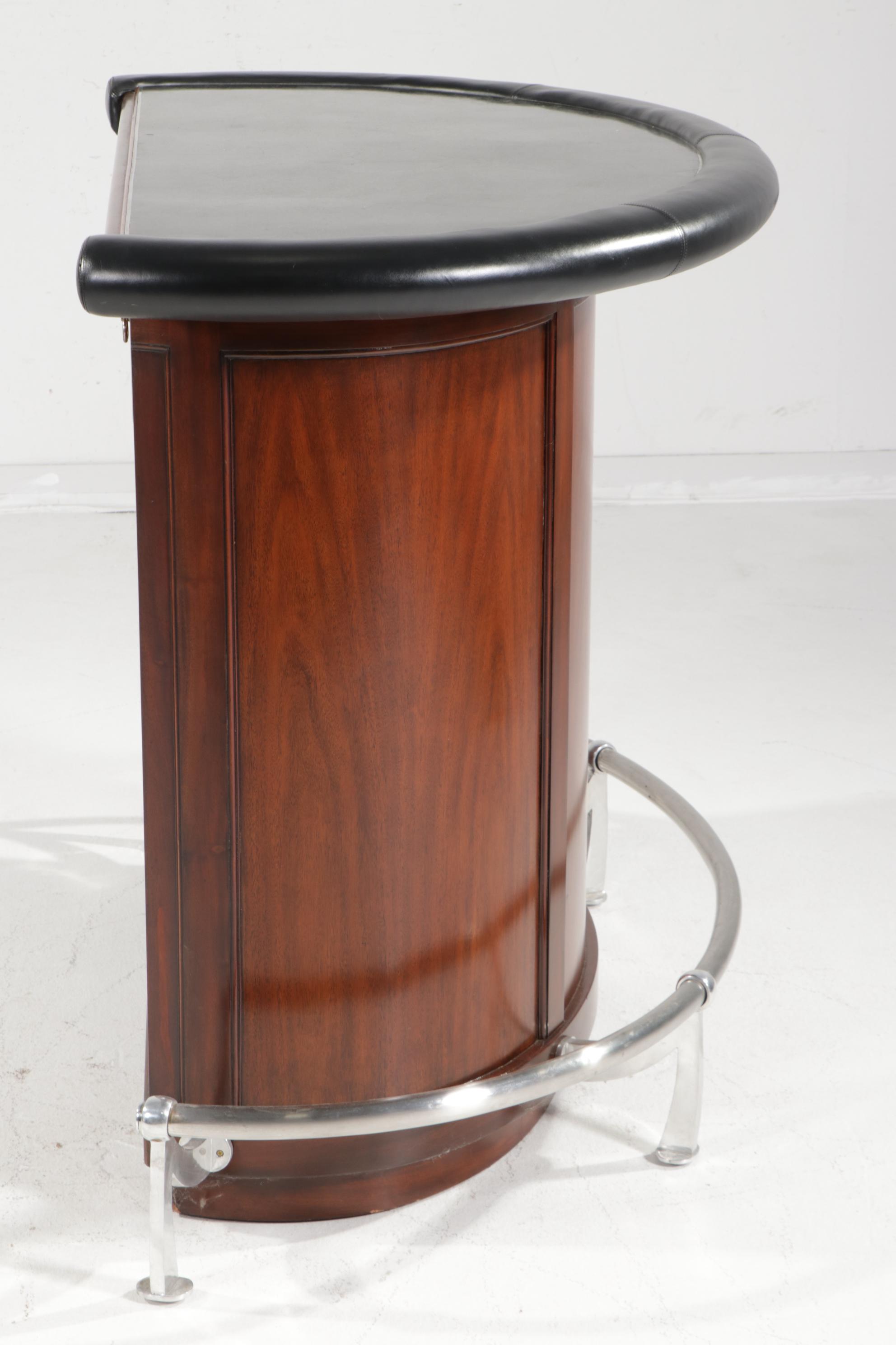 Thomasville Bogart Collection "El Morocco" Home Bar and Pair of Barstools