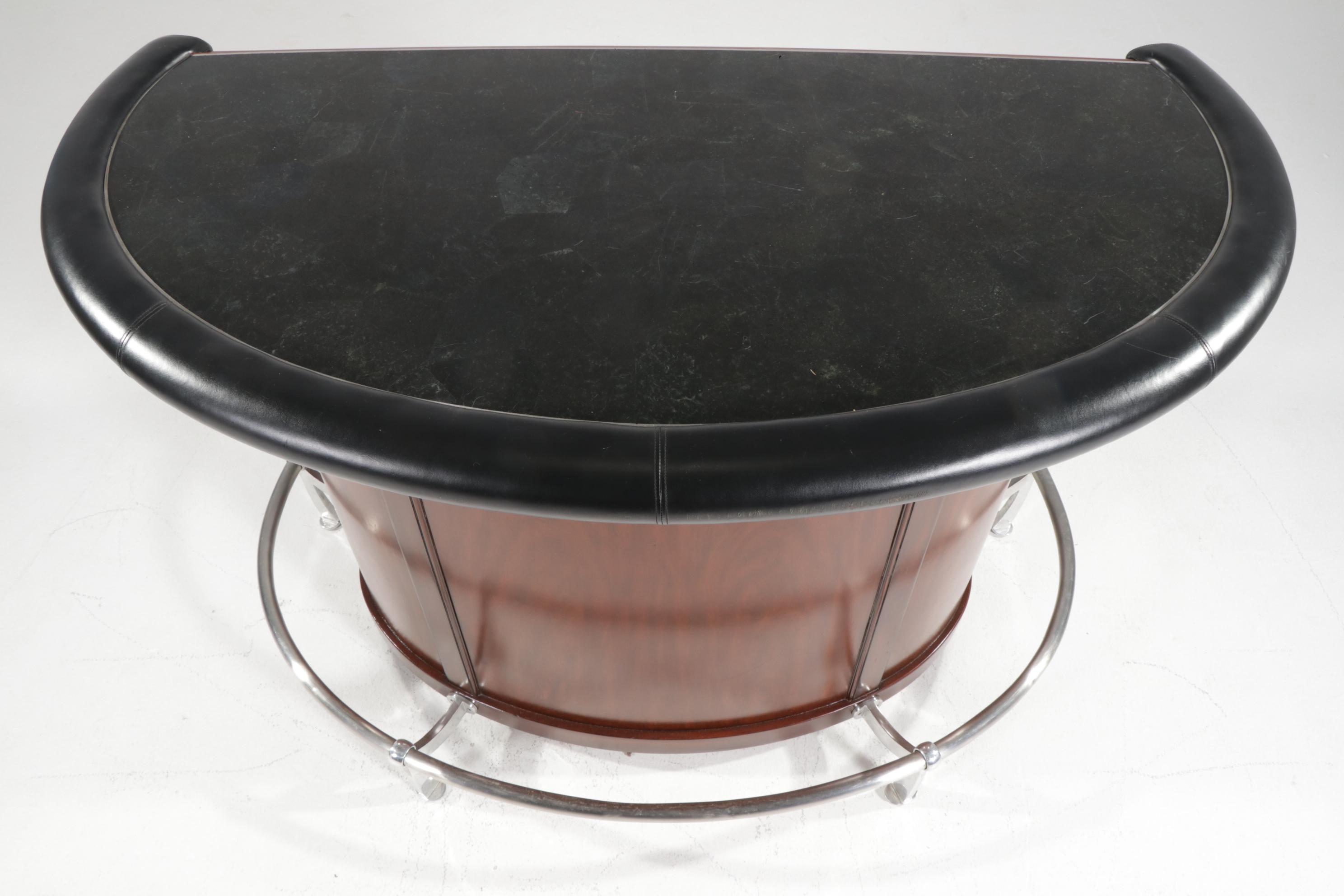 Thomasville Bogart Collection "El Morocco" Home Bar and Pair of Barstools