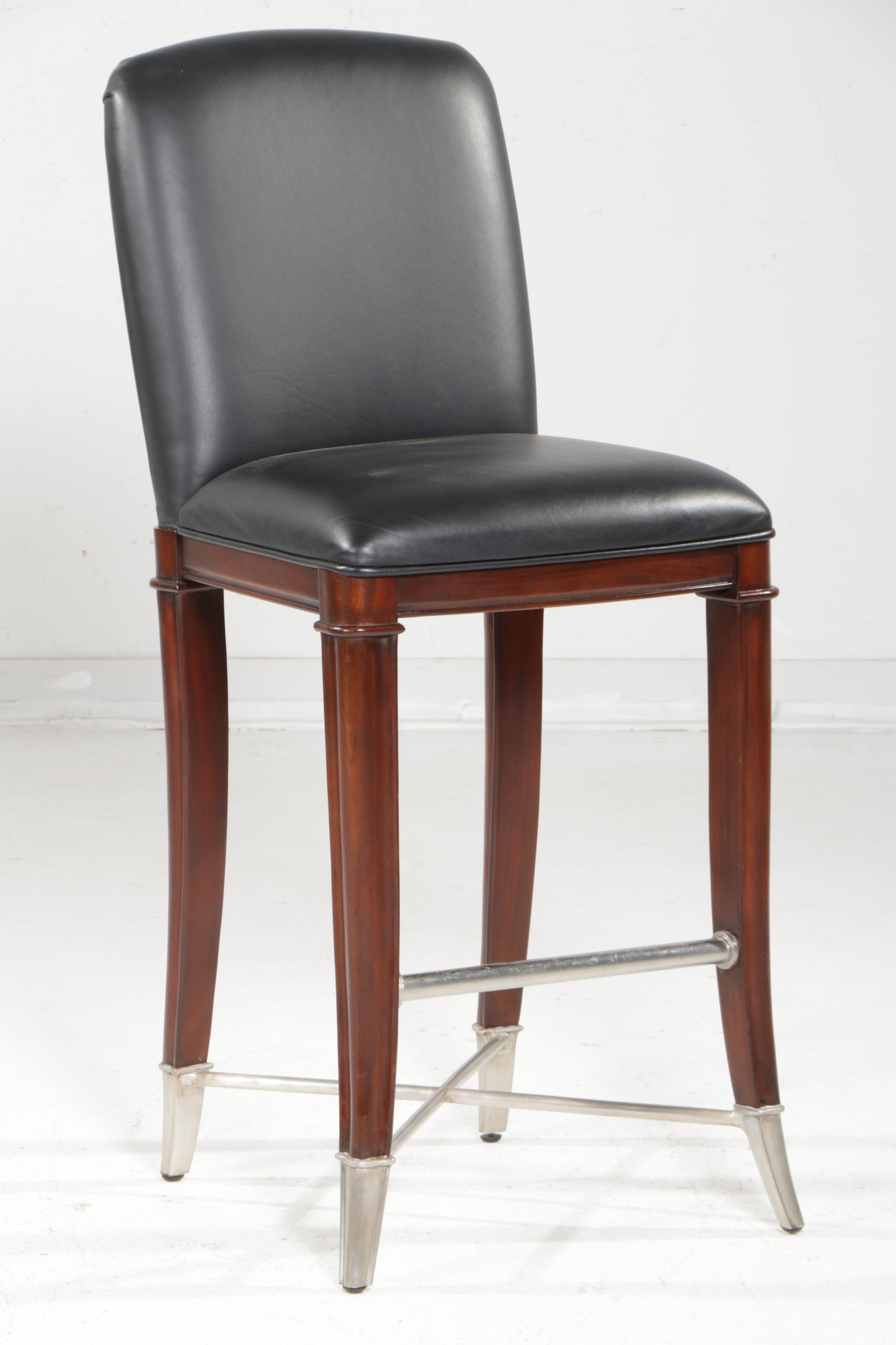 Thomasville Bogart Collection "El Morocco" Home Bar and Pair of Barstools