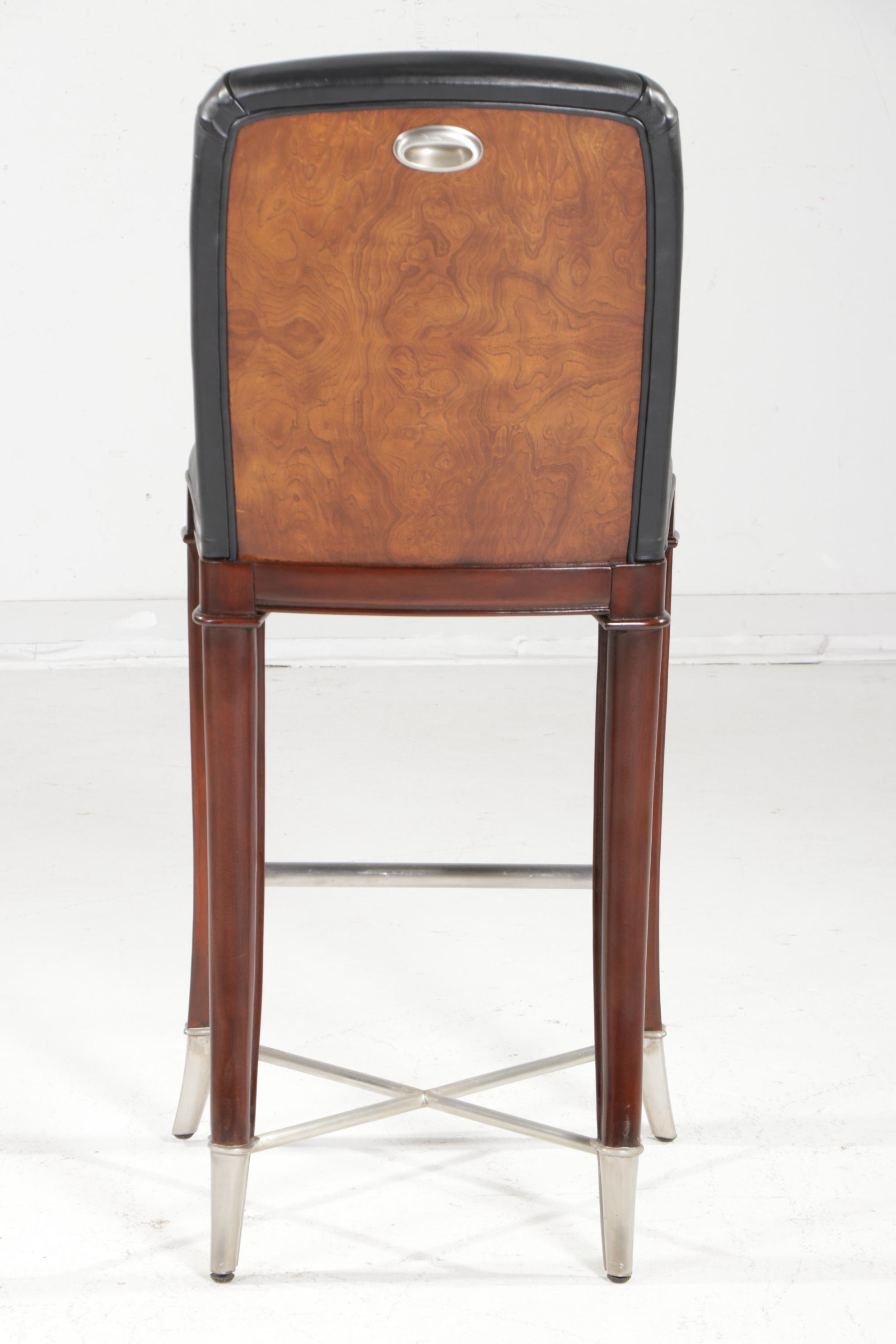 Thomasville Bogart Collection "El Morocco" Home Bar and Pair of Barstools