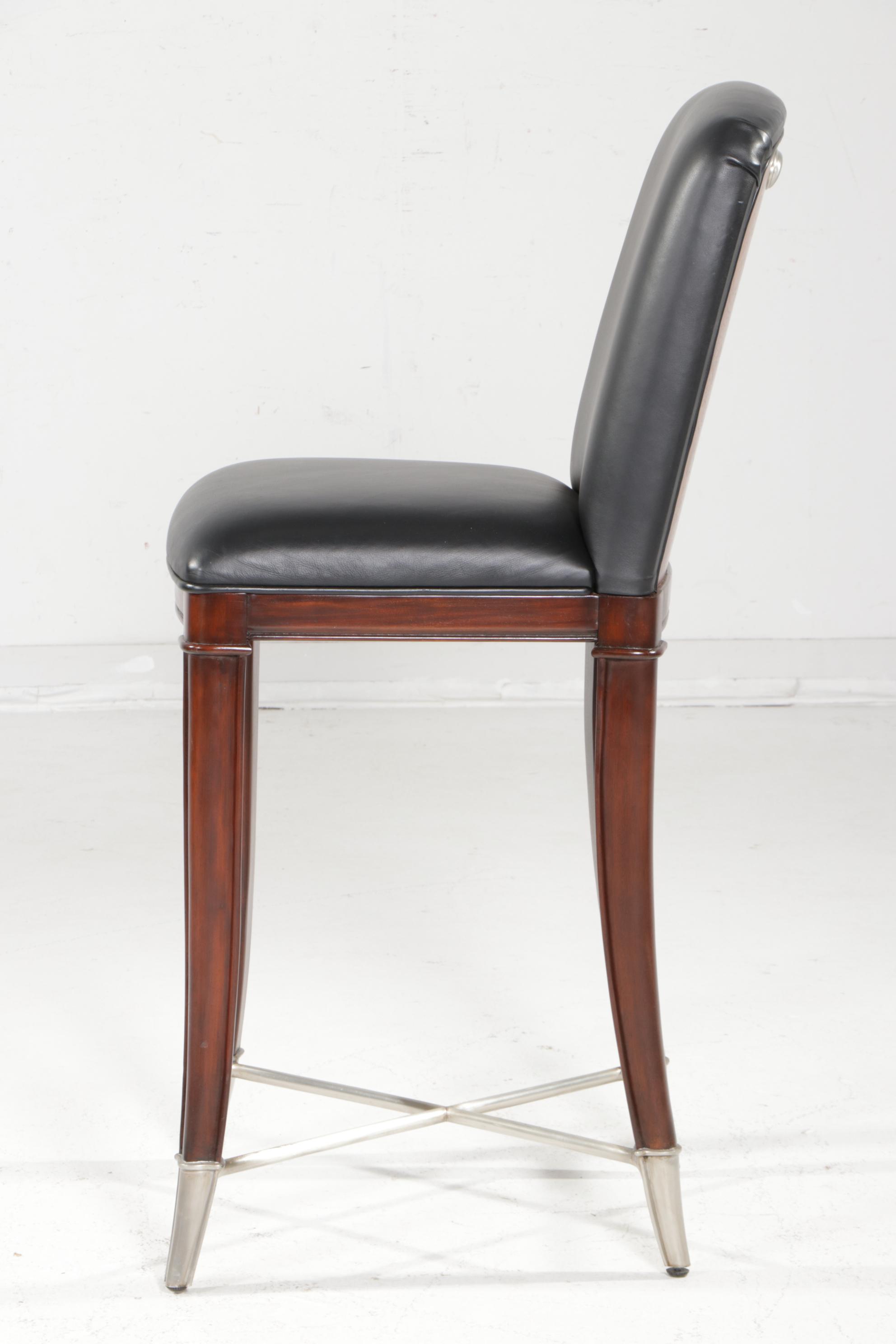 Thomasville Bogart Collection "El Morocco" Home Bar and Pair of Barstools