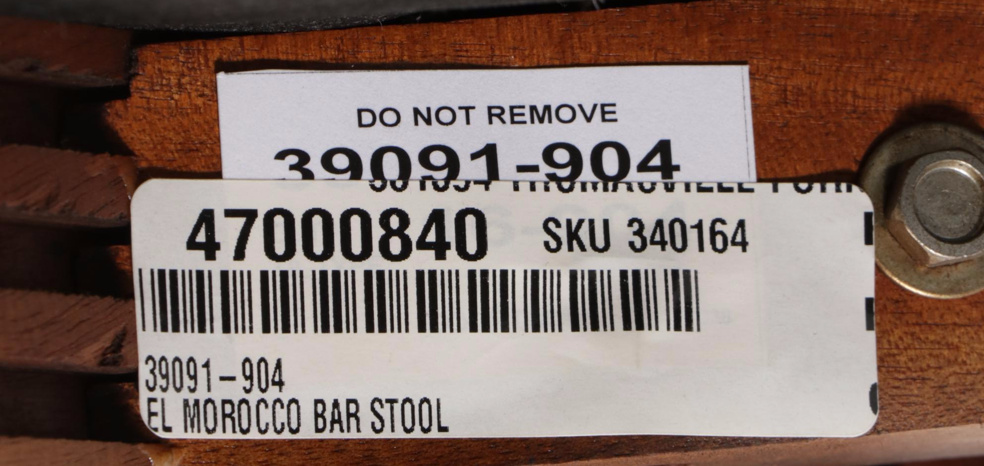 Thomasville Bogart Collection "El Morocco" Home Bar and Pair of Barstools