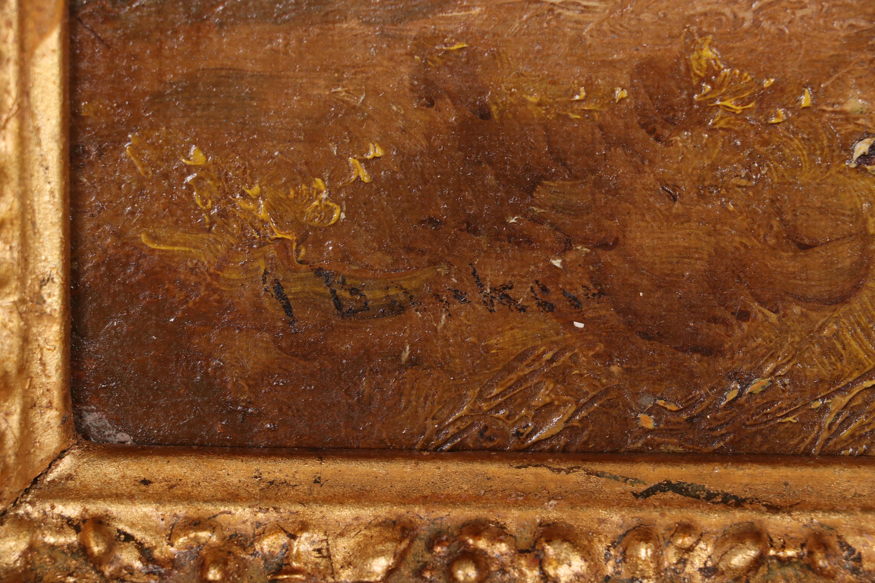 Landscape Oil Painting Attributed to John Joseph Barker