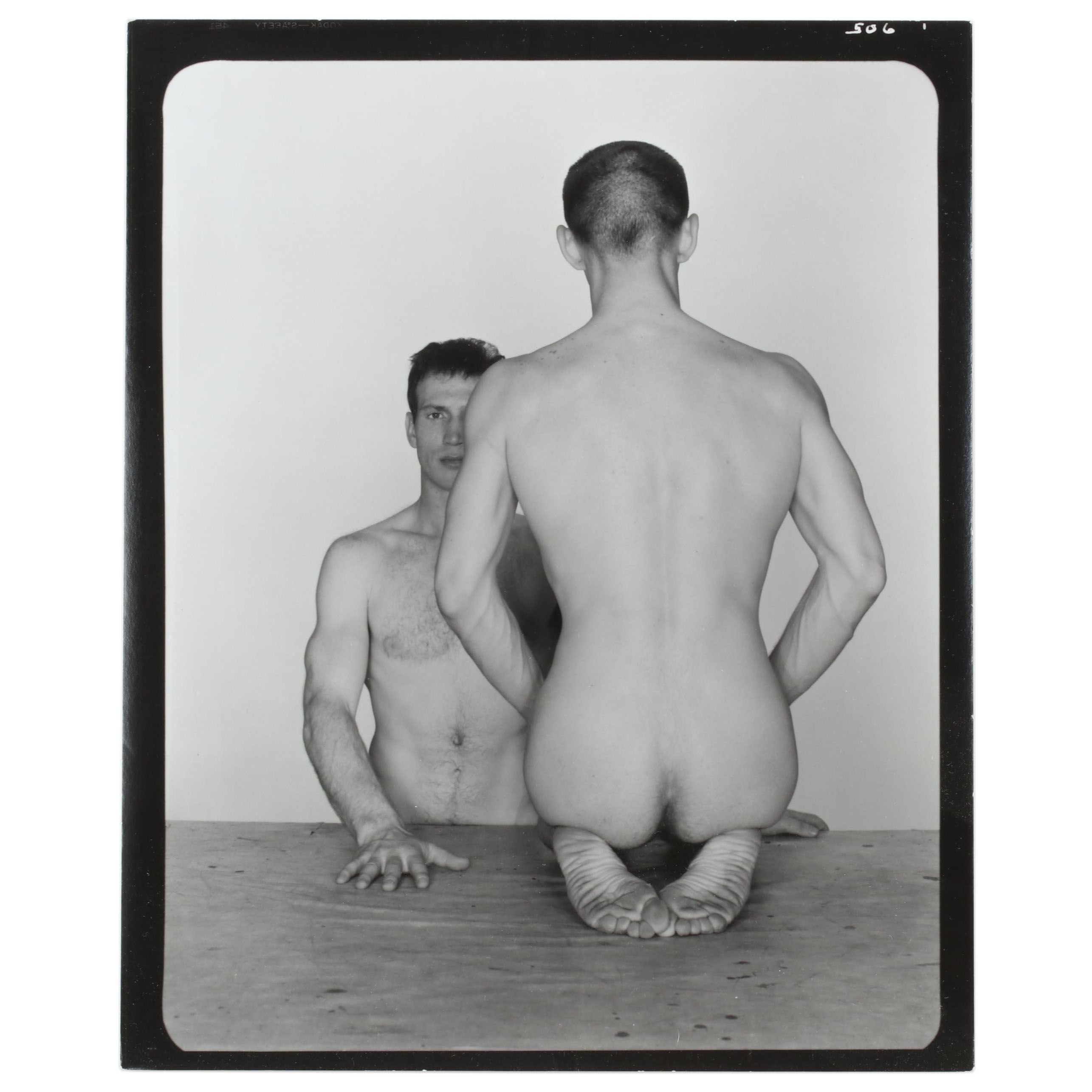 George Platt Lynes Silver Gelatin Print "Mel Fellini and Teodor Starkowski"