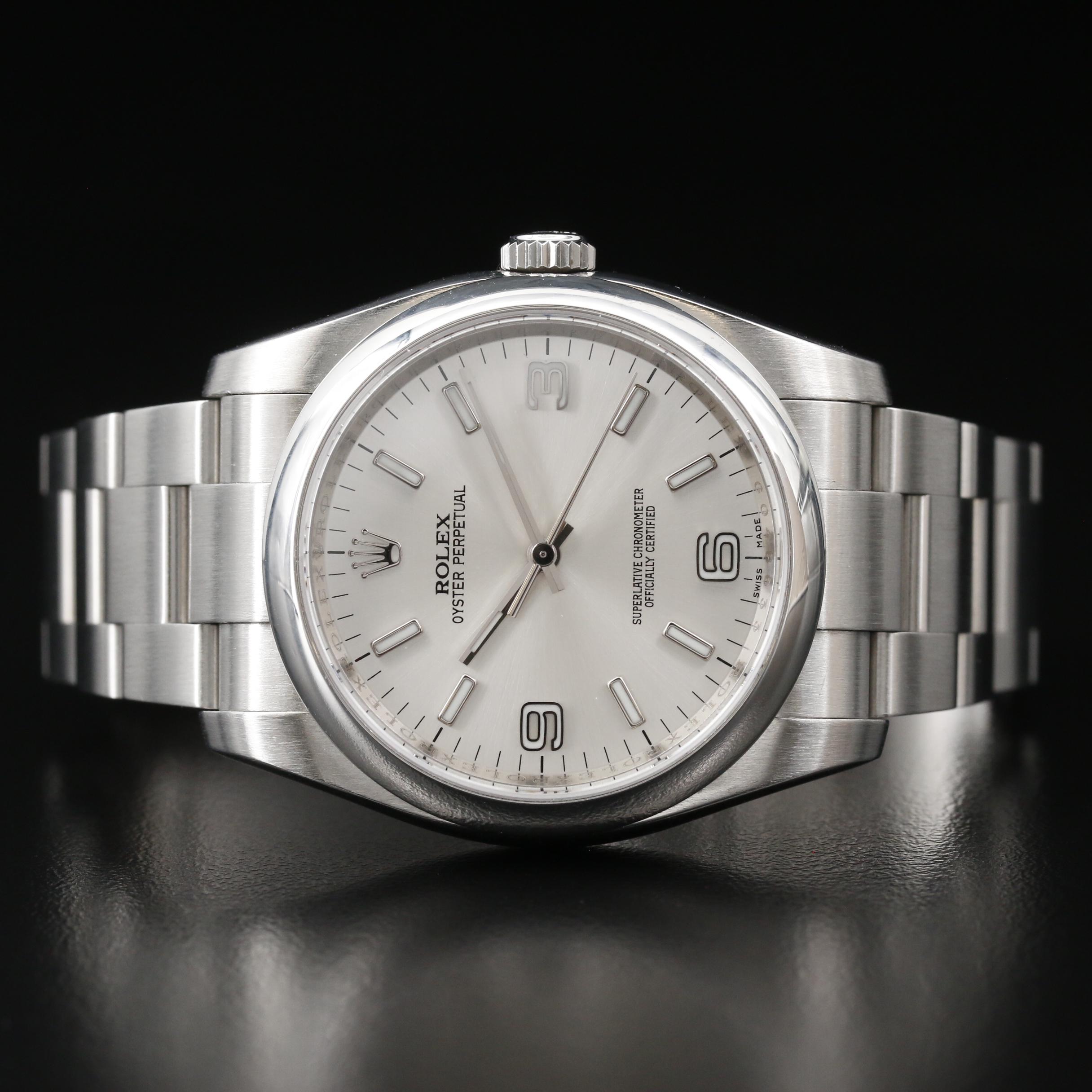2010 Rolex Oyster Perpetual Stainless Steel Automatic Watch