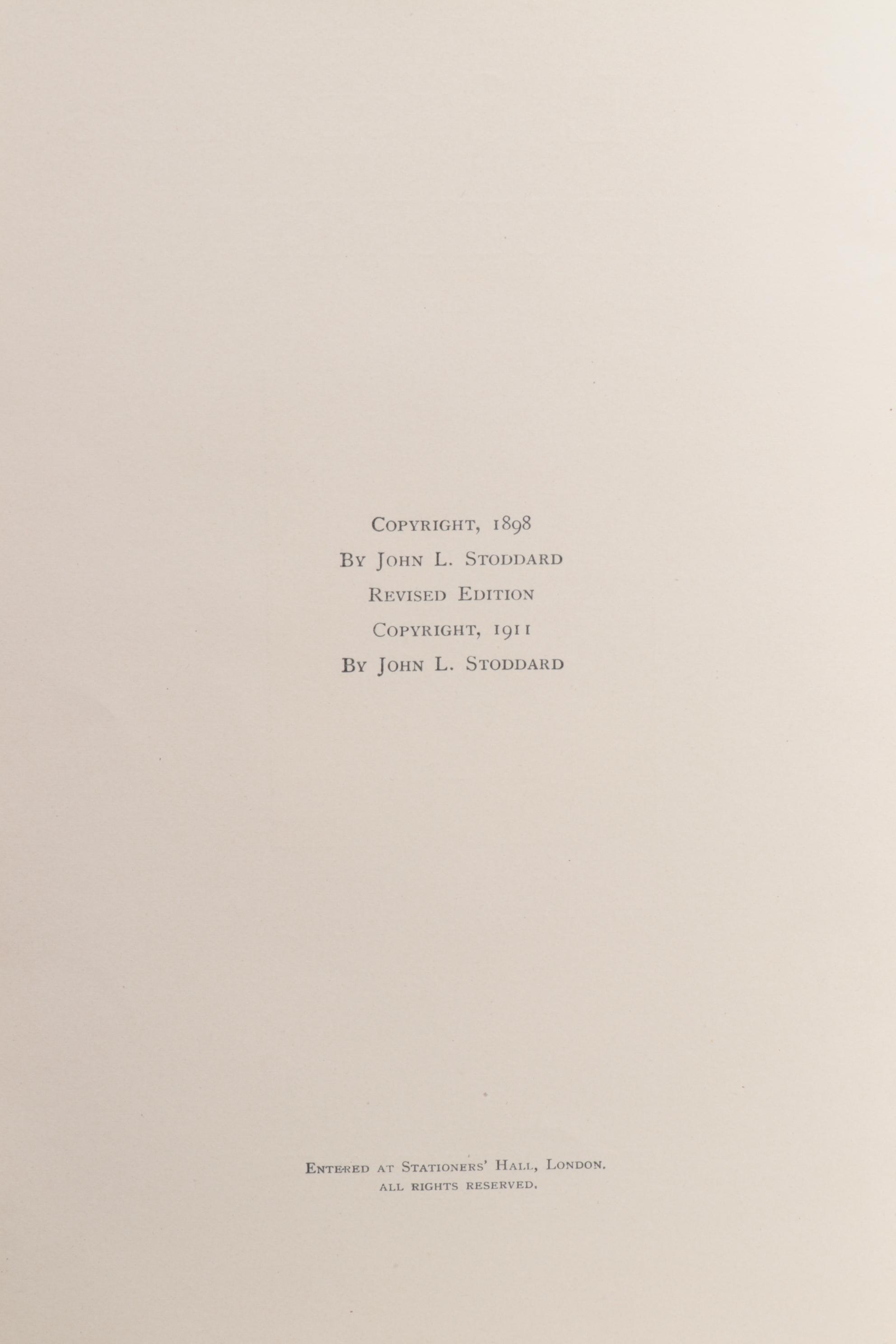 "John L. Stoddard's Lectures" Vol. IX with Supplementary Volume, 1911