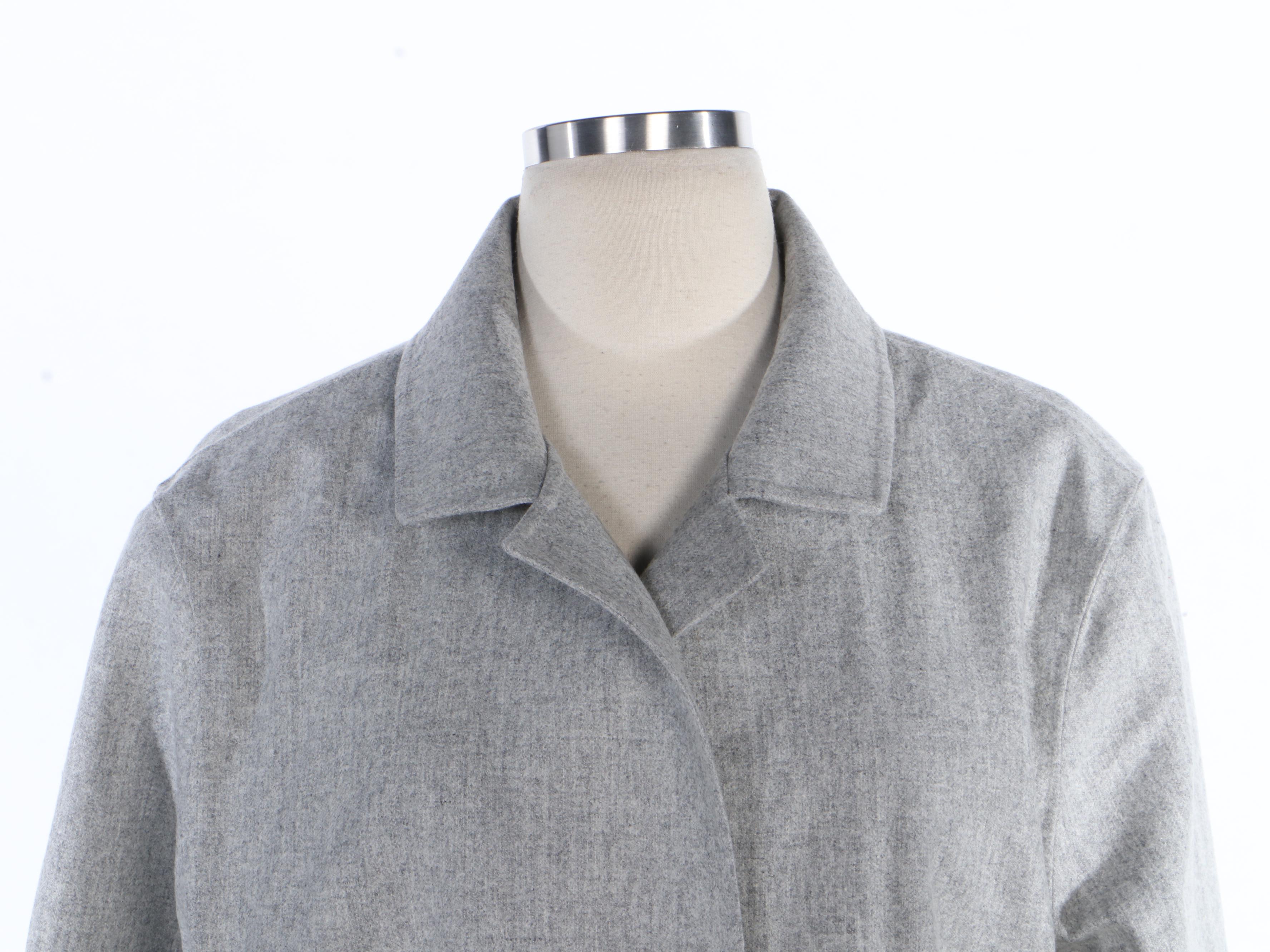Lululemon Gray "Roam Far" Wool Blend Coat