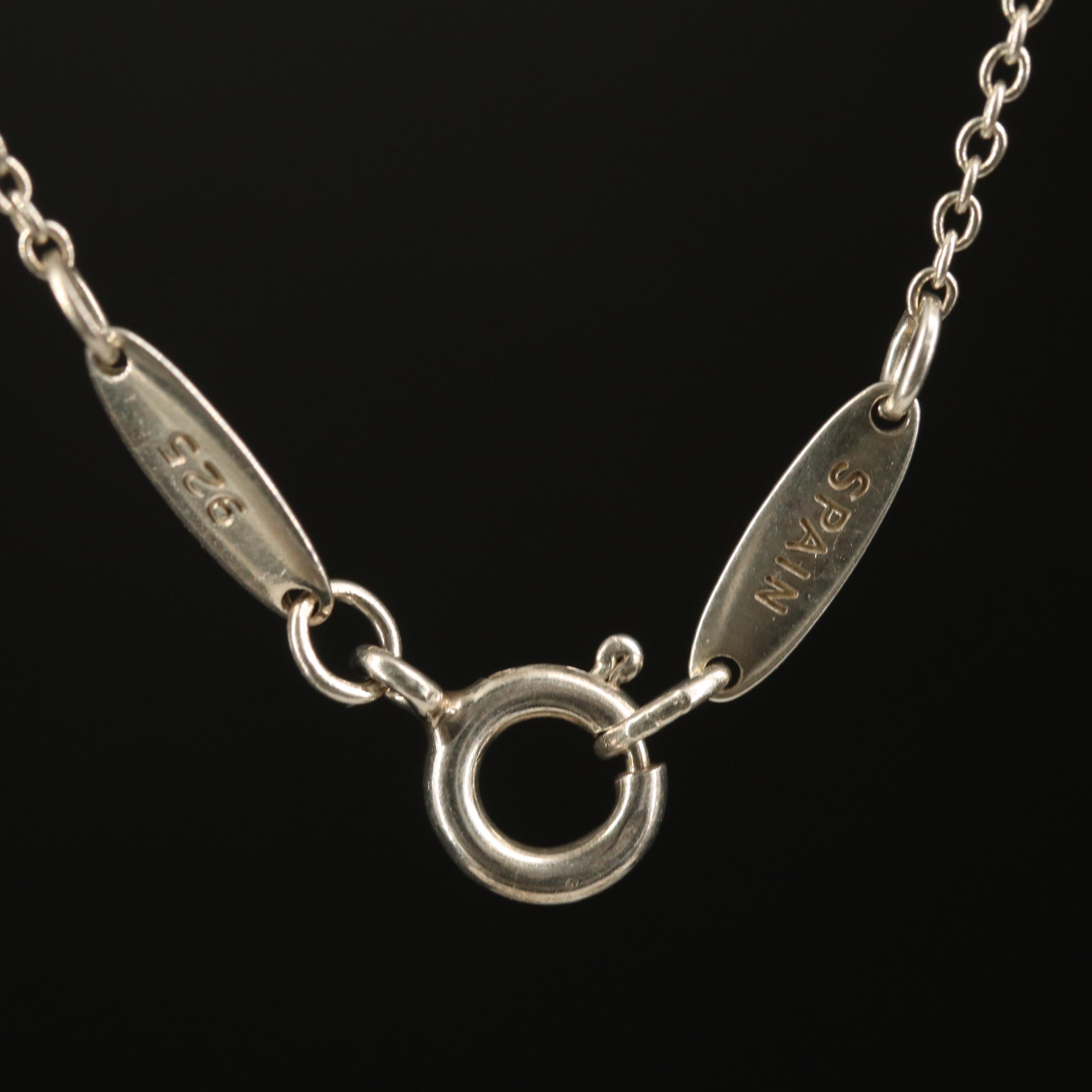 Elsa Peretti for Tiffany & Co. "Carved Heart" Pendant Necklace