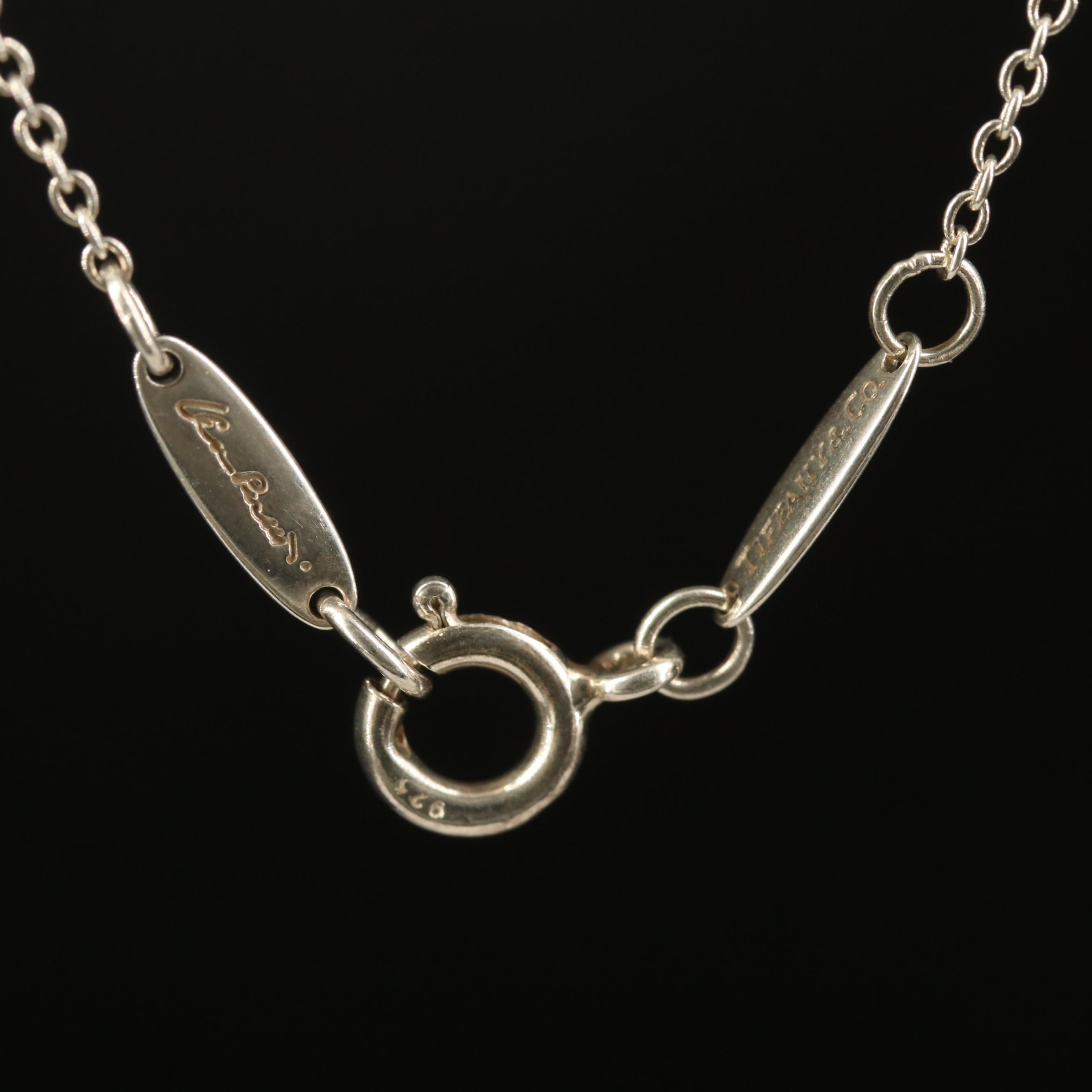 Elsa Peretti for Tiffany & Co. "Carved Heart" Pendant Necklace