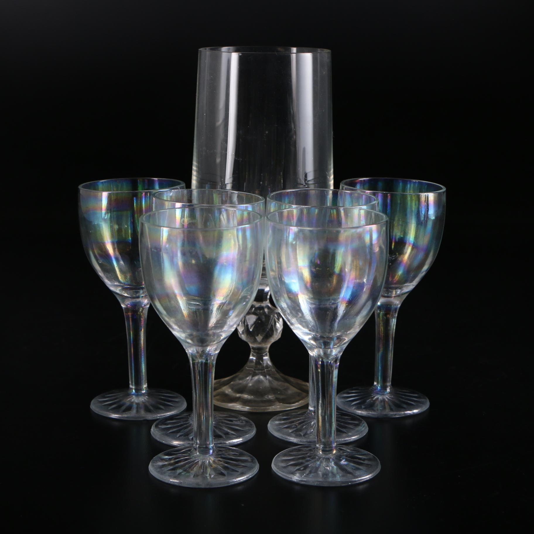 Sauternes Glass Stemware and Large Bordeaux Glass