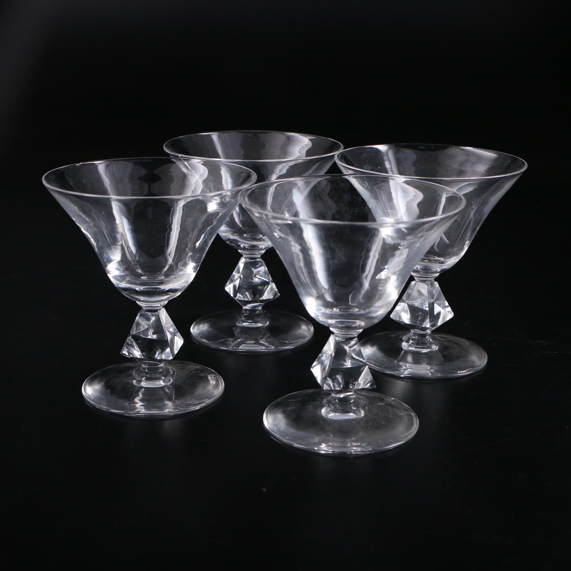 Bryce "Aquarius" Glass Stemware, Mid-20th Century
