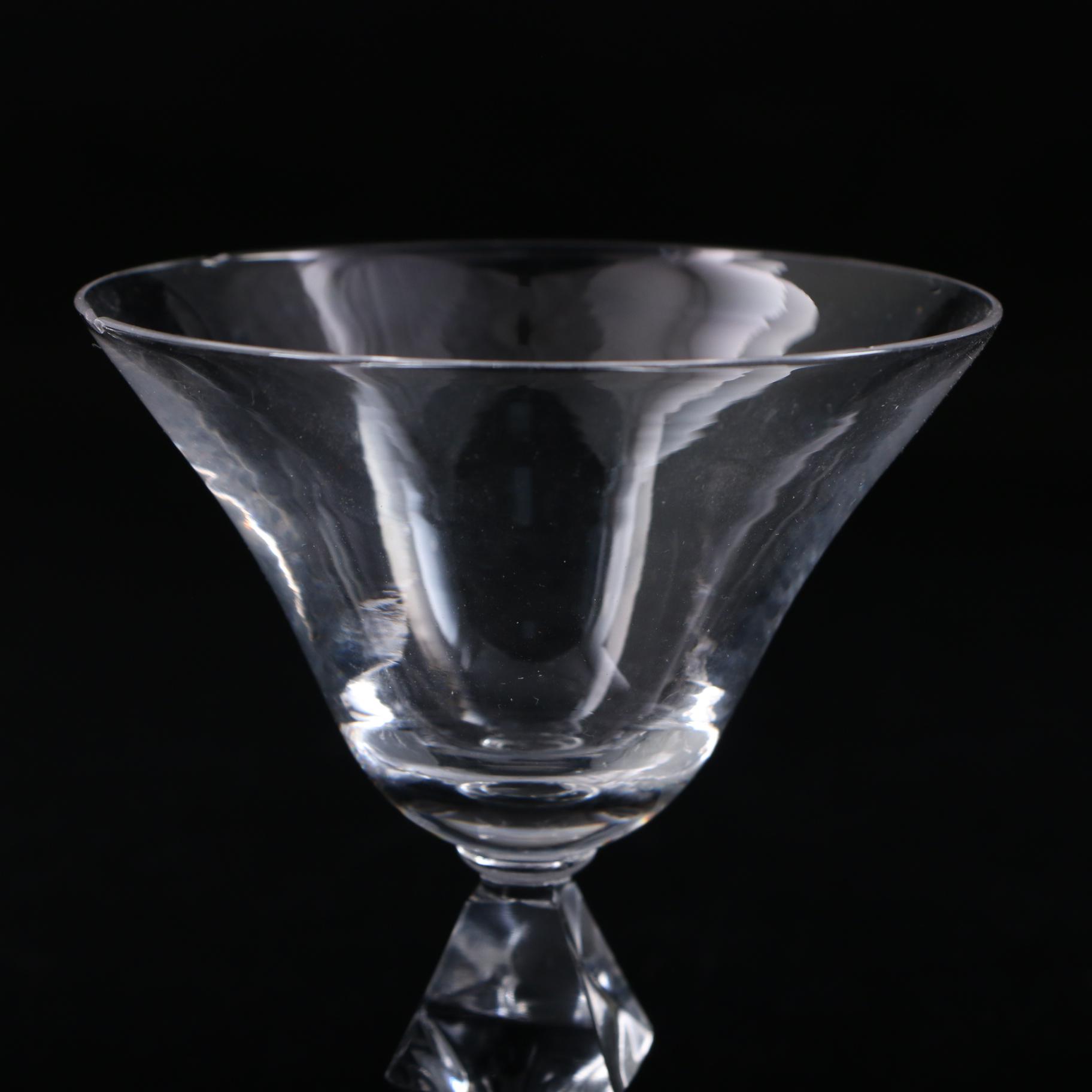 Bryce "Aquarius" Glass Stemware, Mid-20th Century