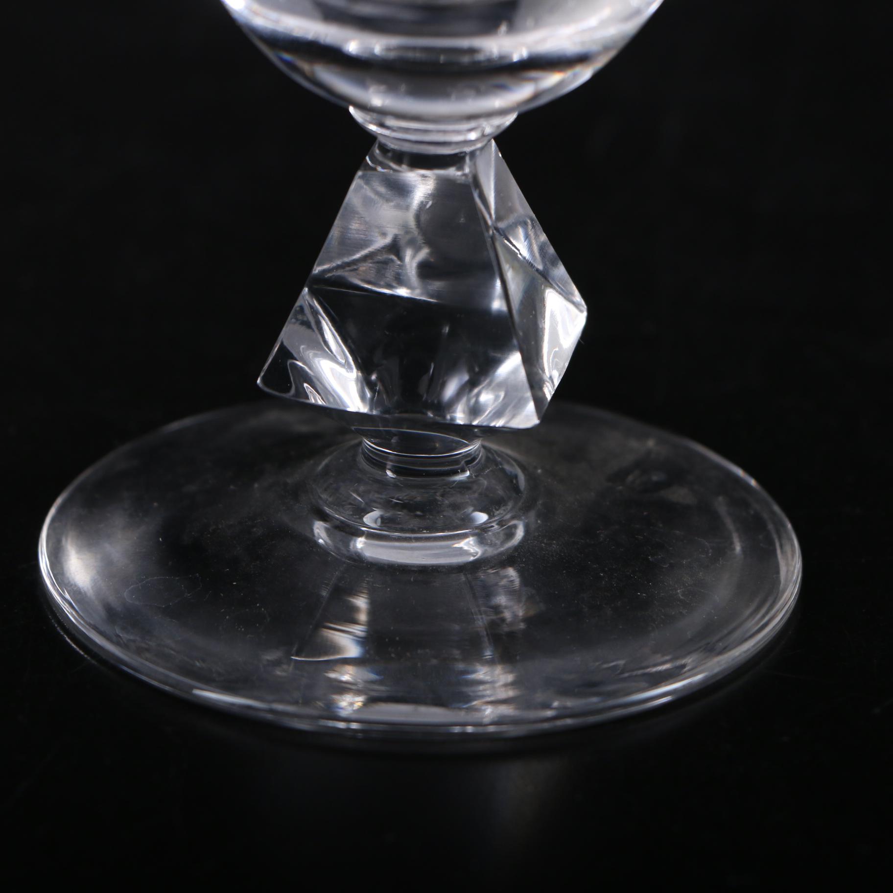 Bryce "Aquarius" Glass Stemware, Mid-20th Century