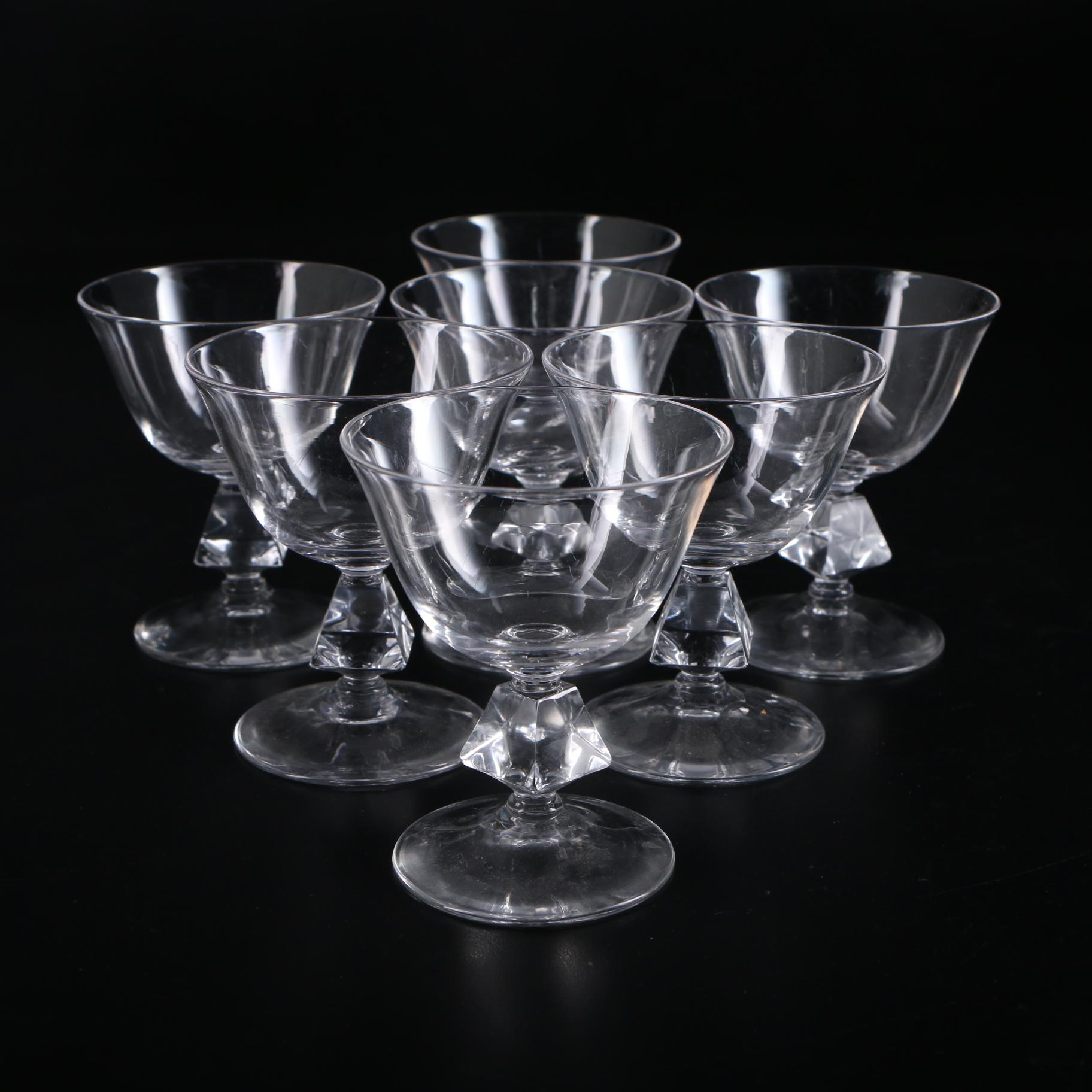 Bryce "Aquarius" Glass Stemware, Mid-20th Century