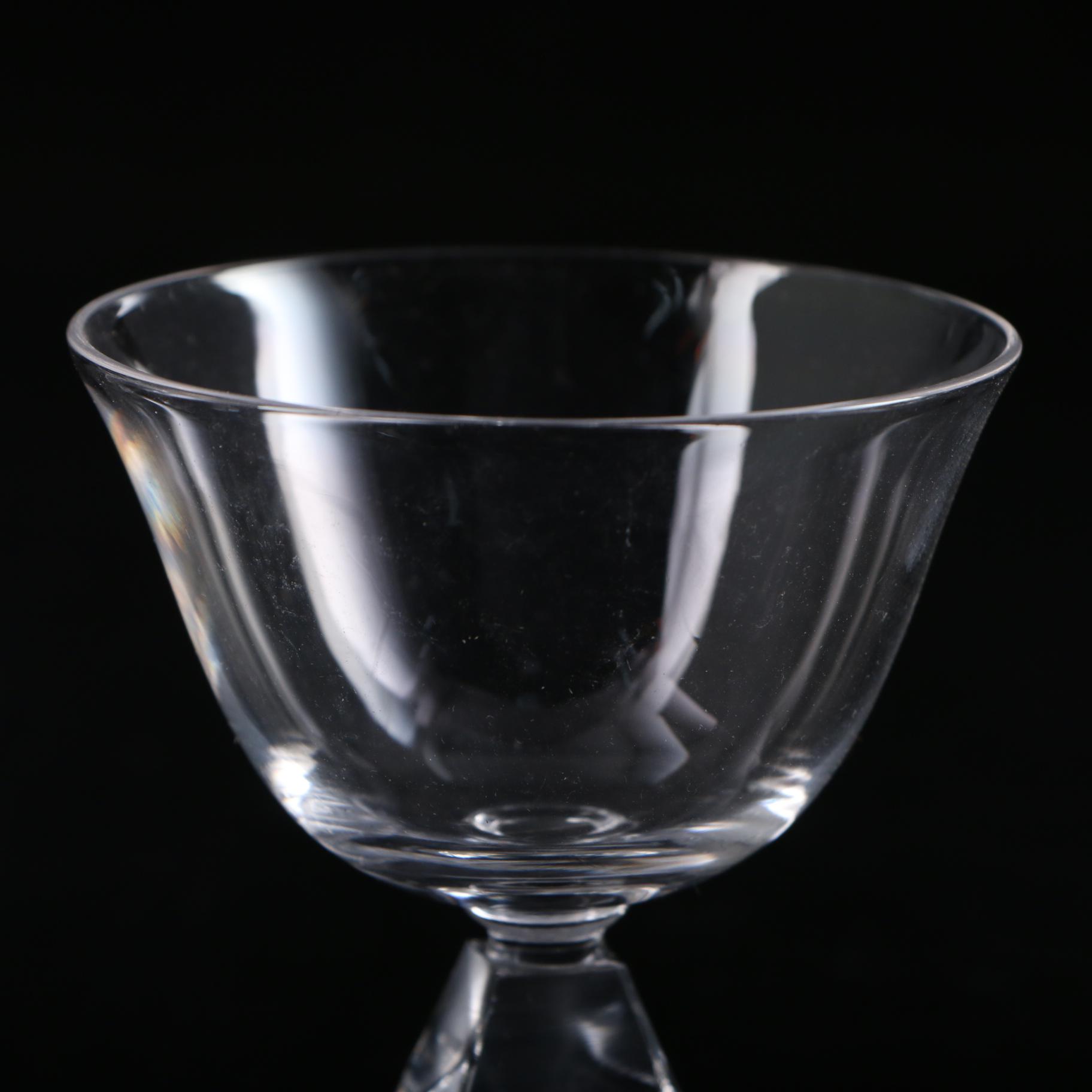Bryce "Aquarius" Glass Stemware, Mid-20th Century