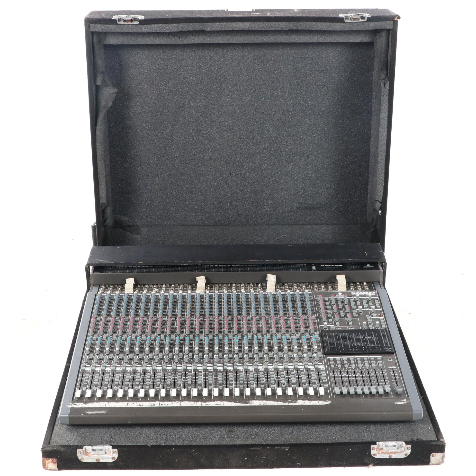 Behringer Eurodesk MX8000 Mixing Console with Road Case