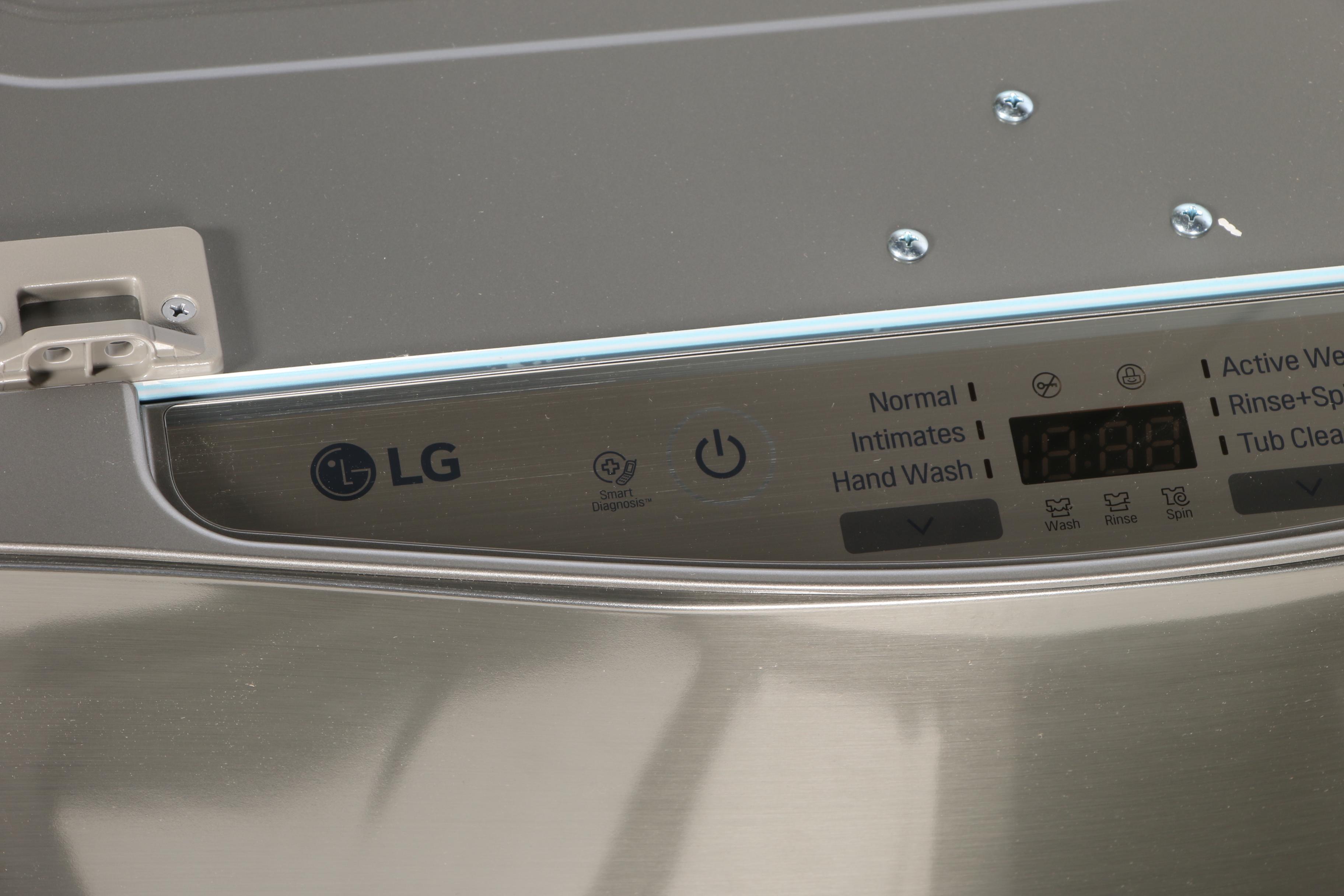 LG Graphite Steel 27" "SideKick" 1.0 Cu. Ft. 6-Cycle Pedestal Washer