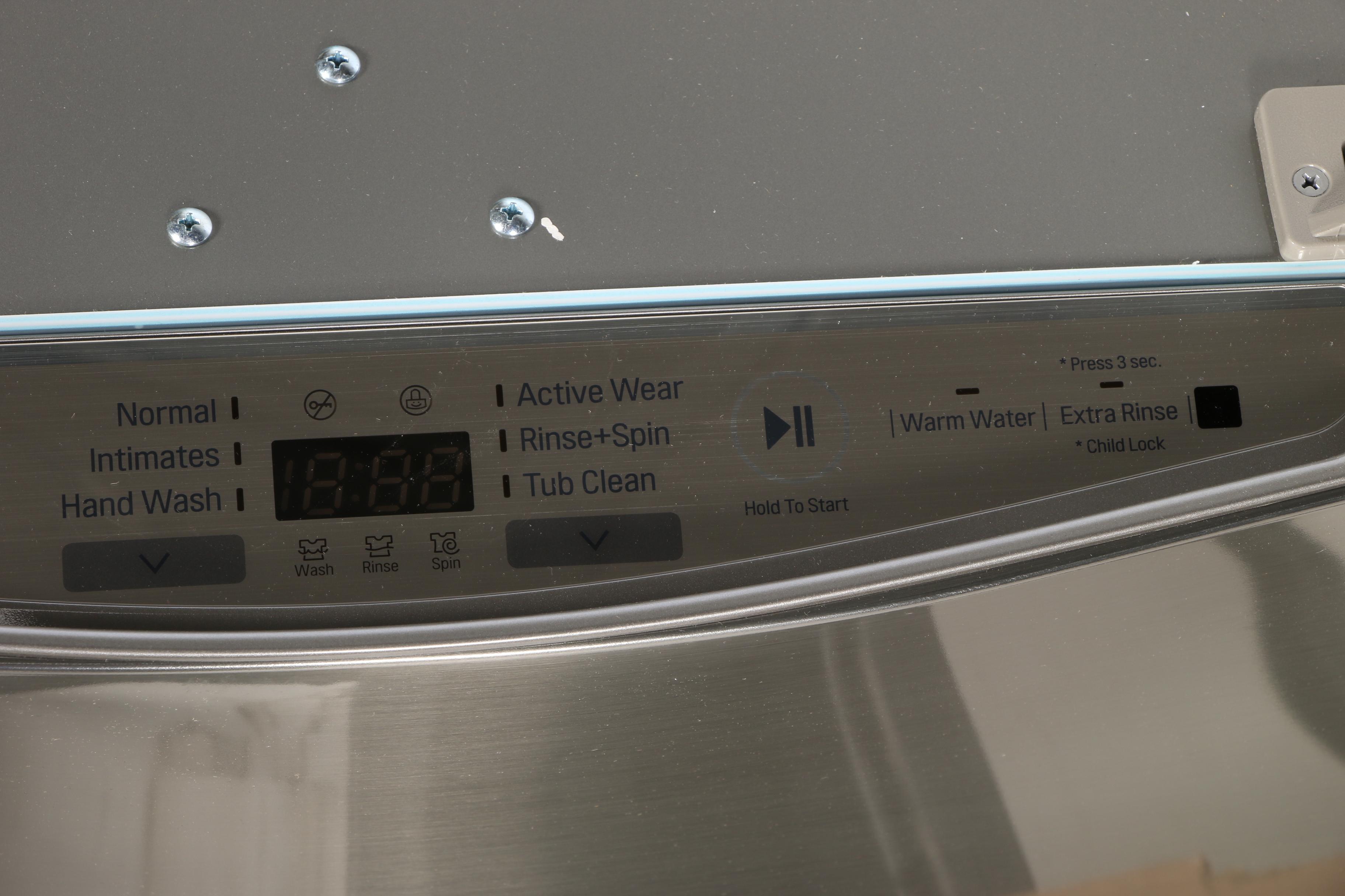 LG Graphite Steel 27" "SideKick" 1.0 Cu. Ft. 6-Cycle Pedestal Washer