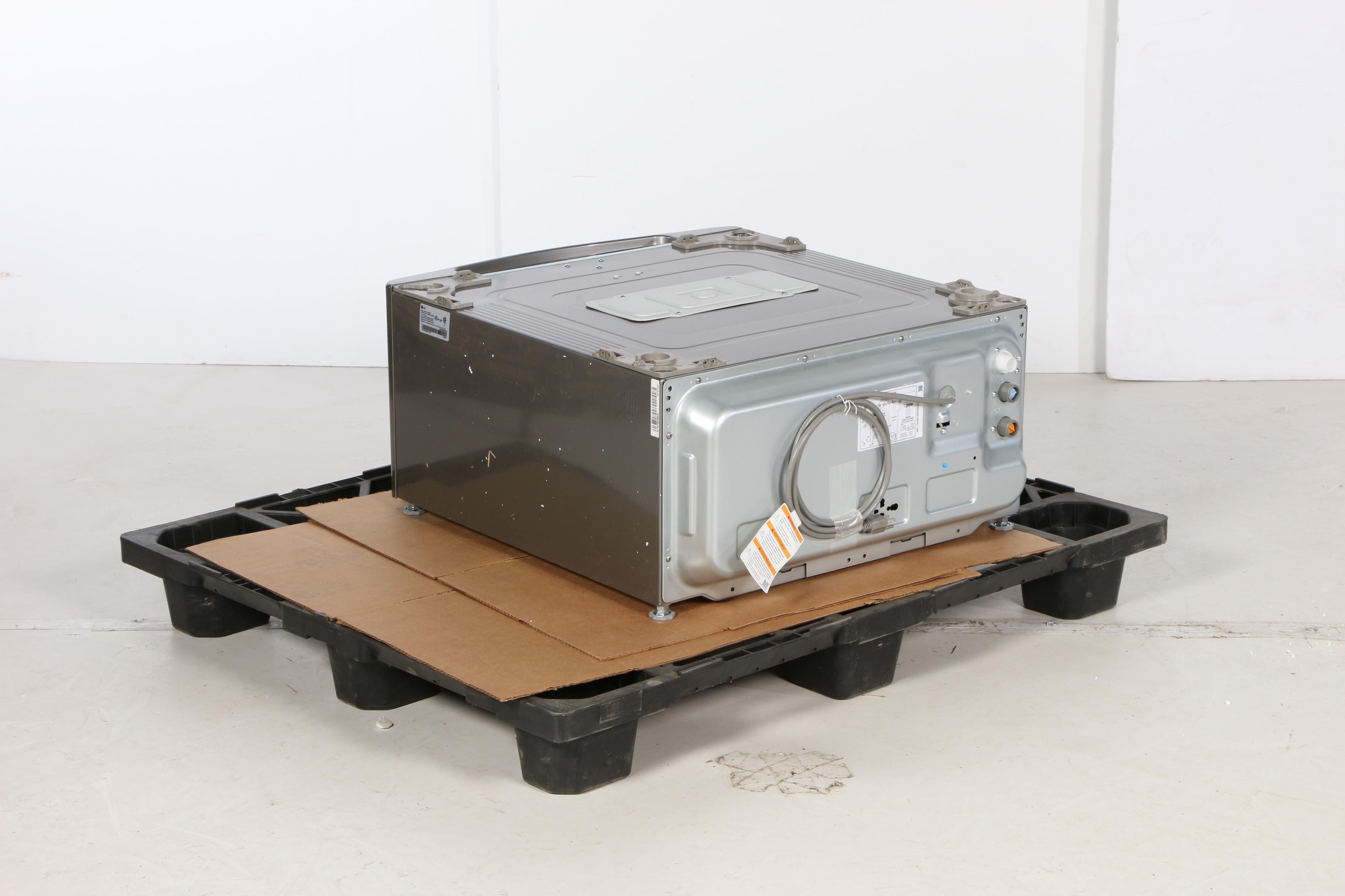 LG Graphite Steel 27" "SideKick" 1.0 Cu. Ft. 6-Cycle Pedestal Washer