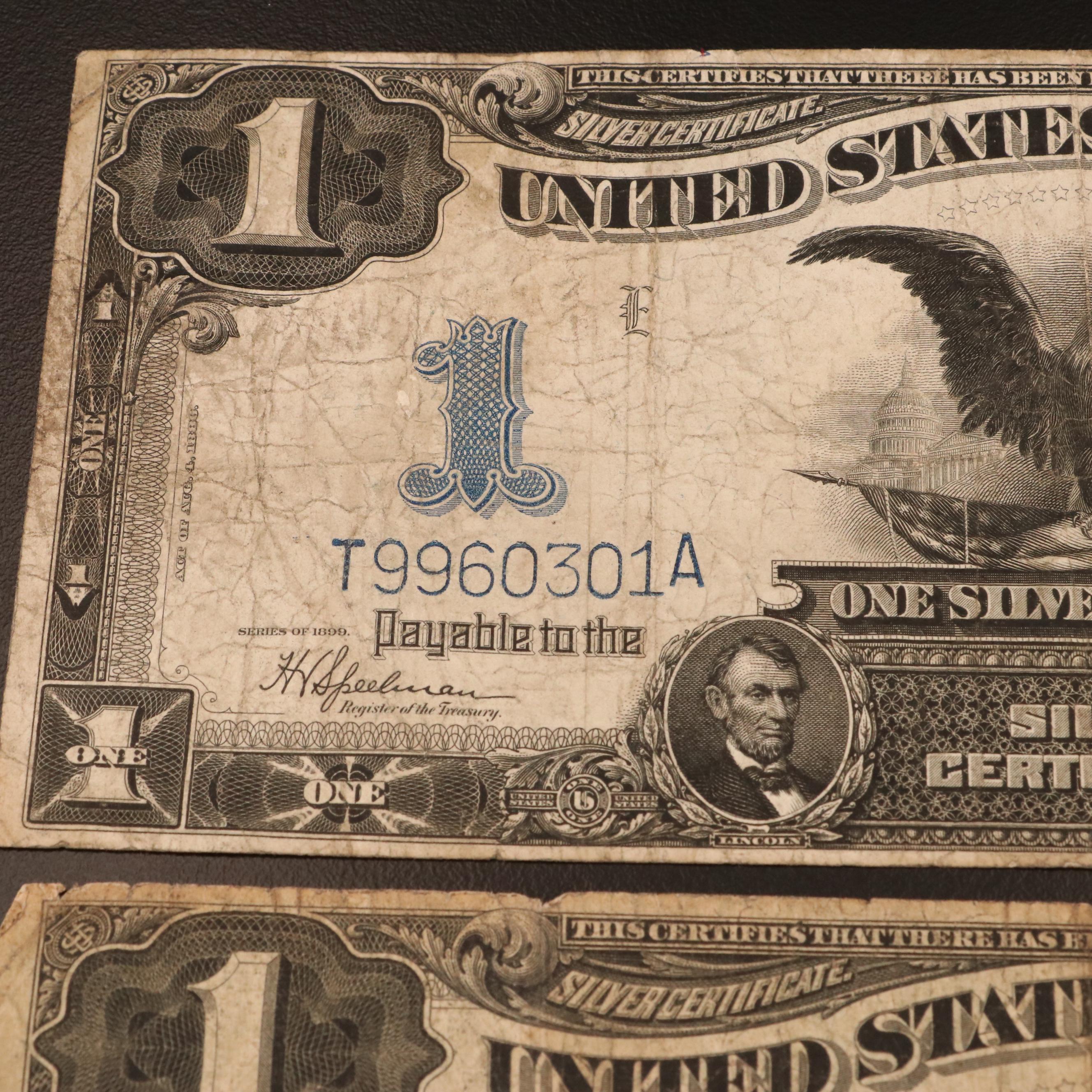 Large Format Series of 1899 $1 Silver Certificates