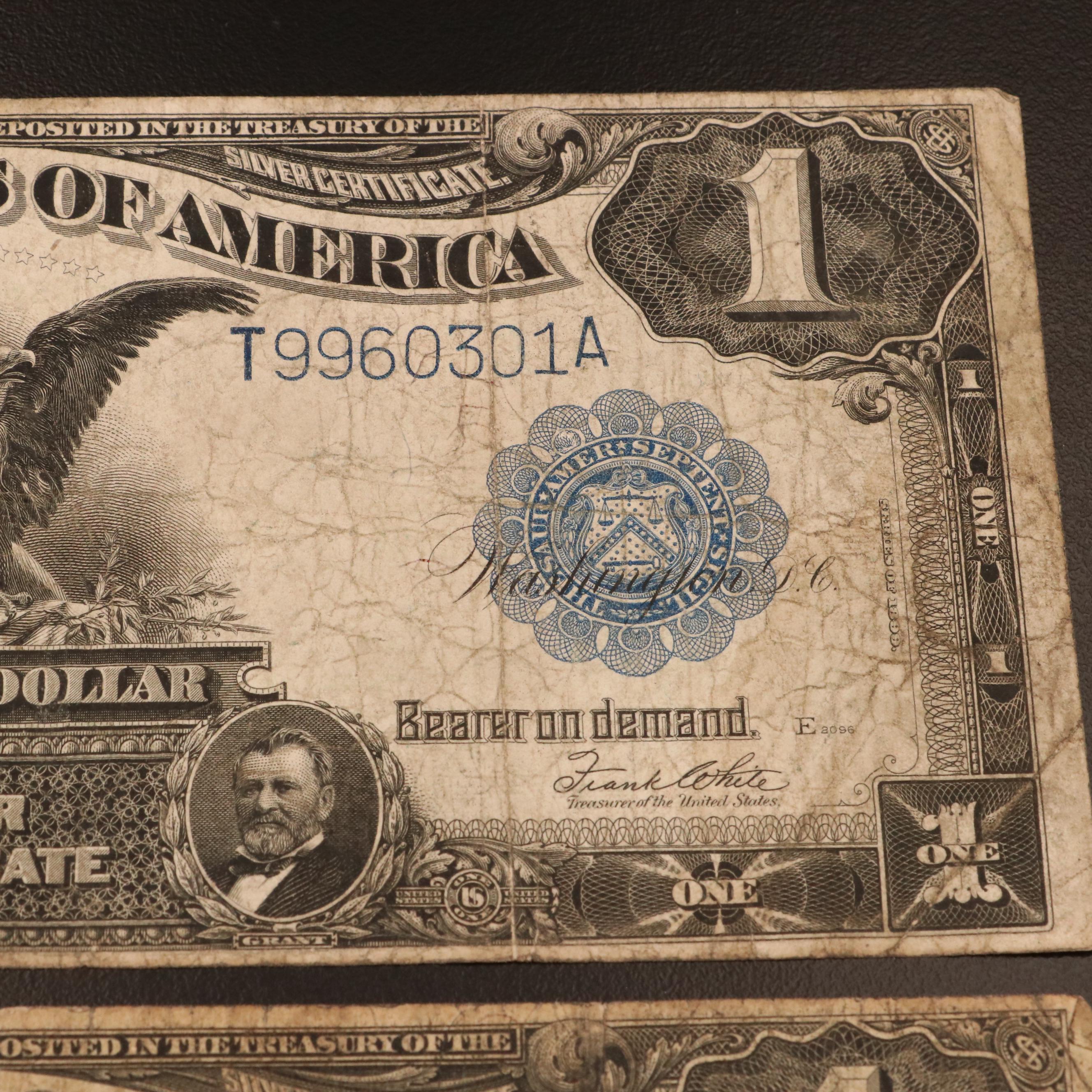 Large Format Series of 1899 $1 Silver Certificates