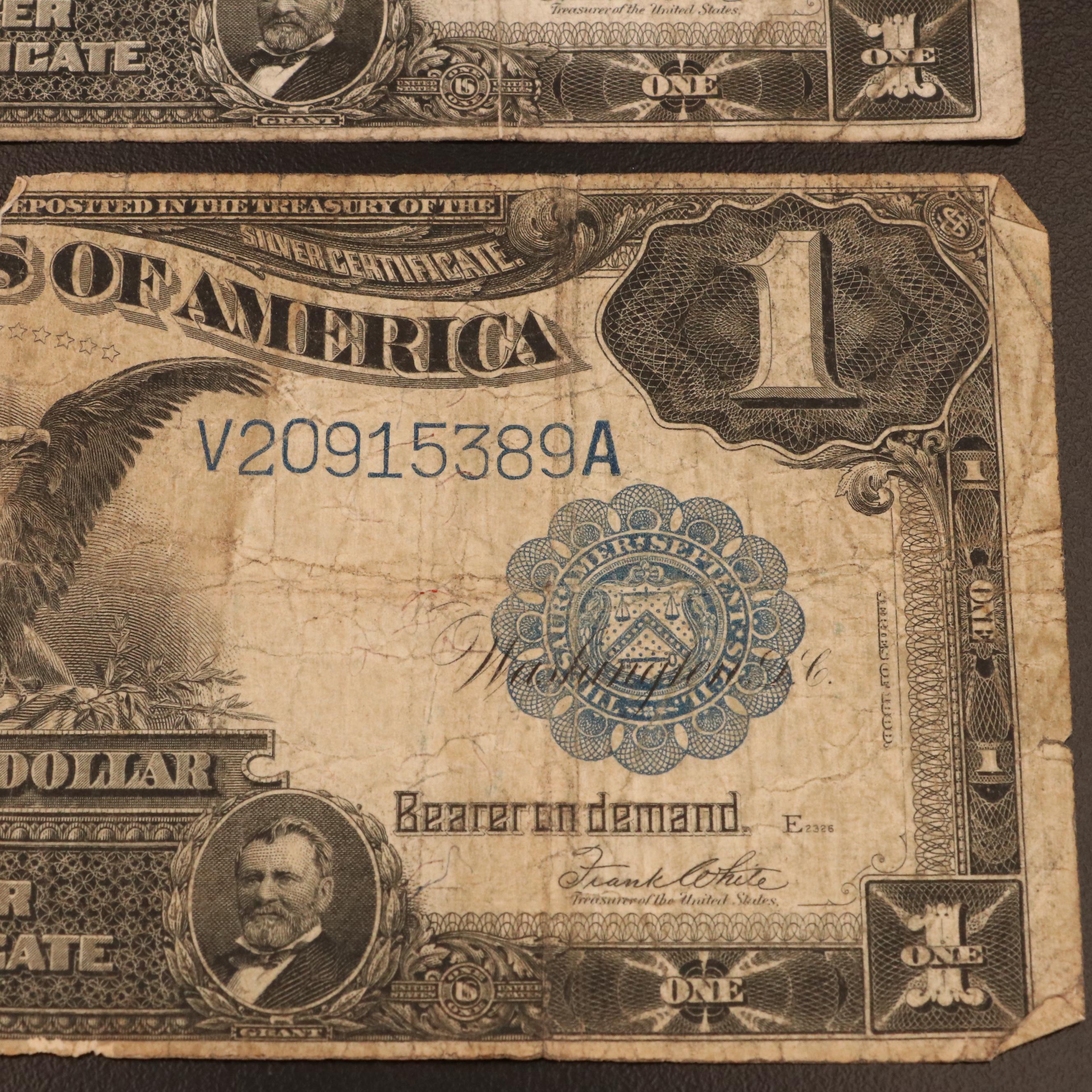 Large Format Series of 1899 $1 Silver Certificates
