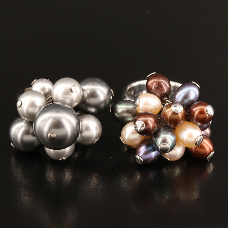 Pearl Rings Featuring Celine