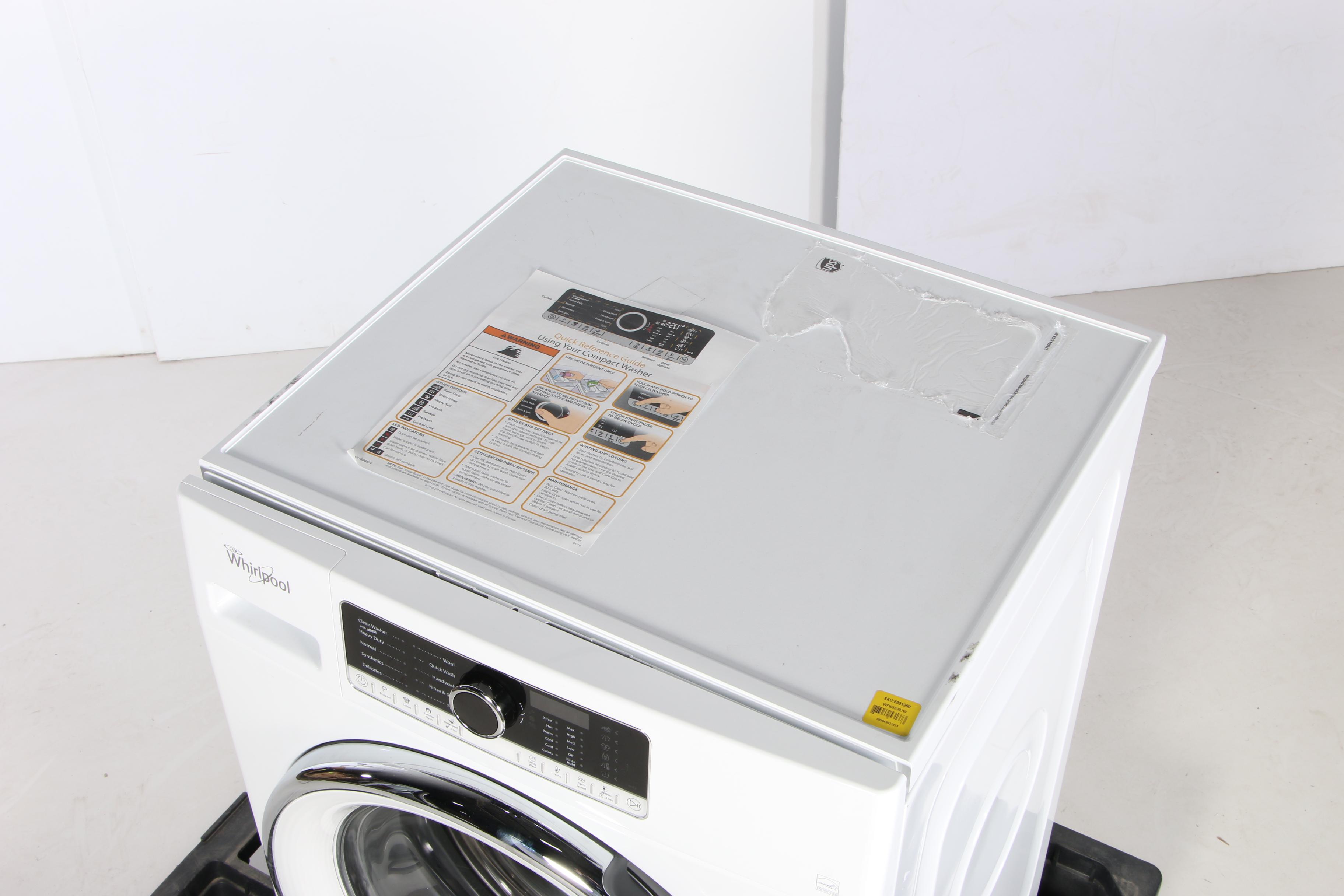 Whirlpool White 2.3 Cu. Ft. 10-Cycle Compact Washer