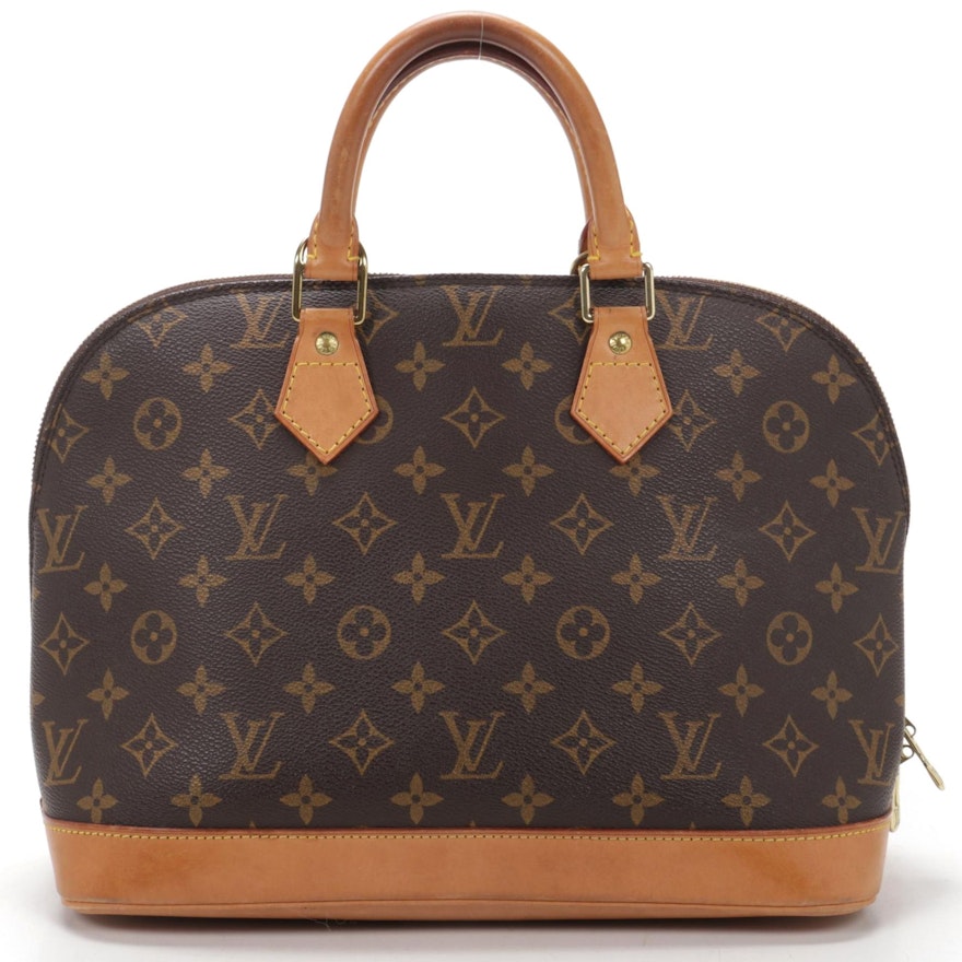 Louis Vuitton Alma PM in Monogram Canvas and Vachetta Leather