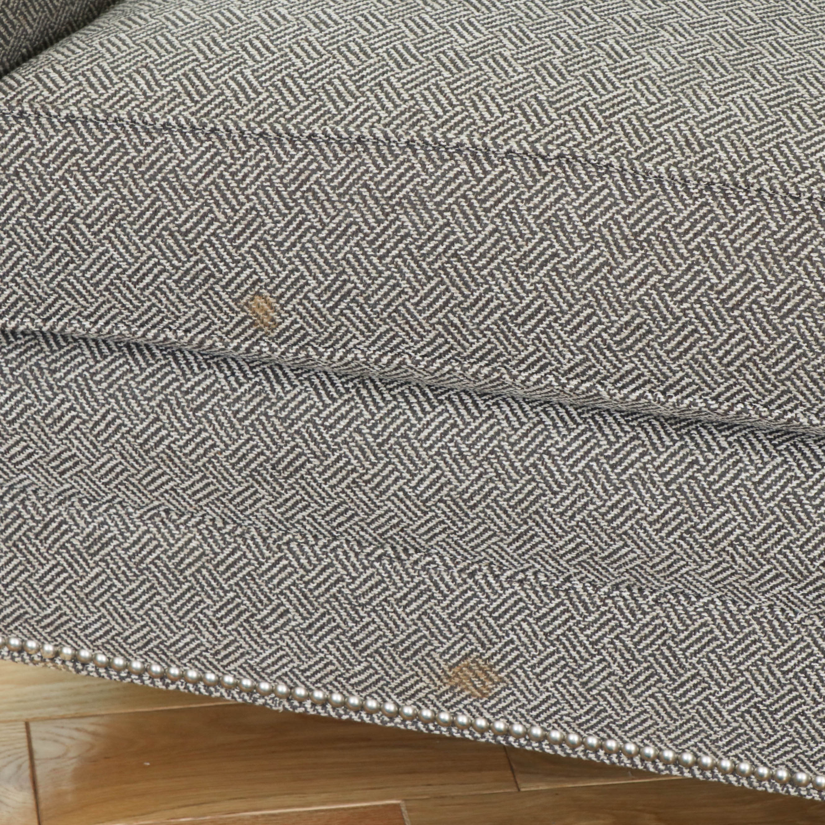 Fairfield Furniture Tweed Armchair with Nailhead Trim