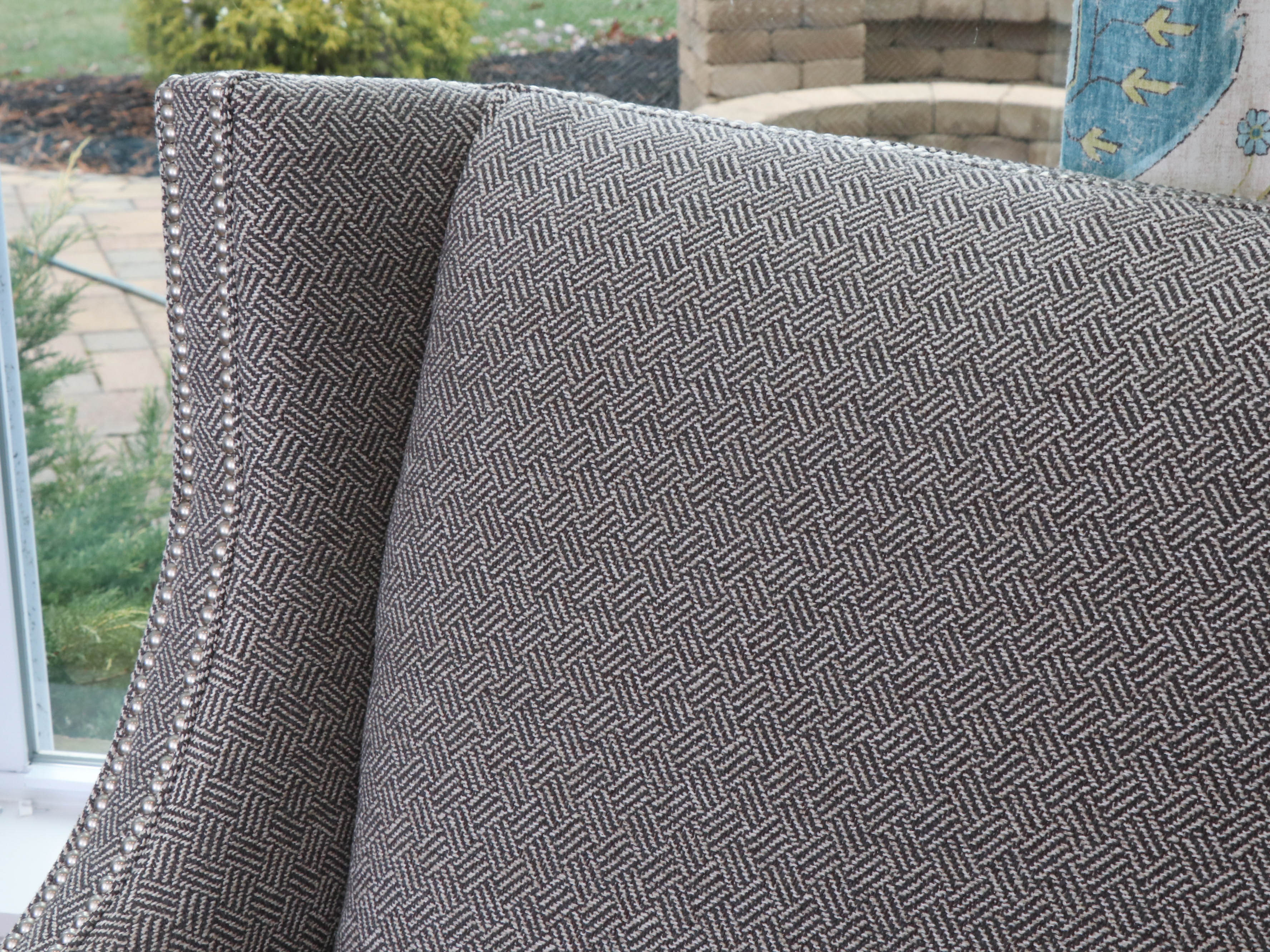 Fairfield Furniture Tweed Armchair with Nailhead Trim