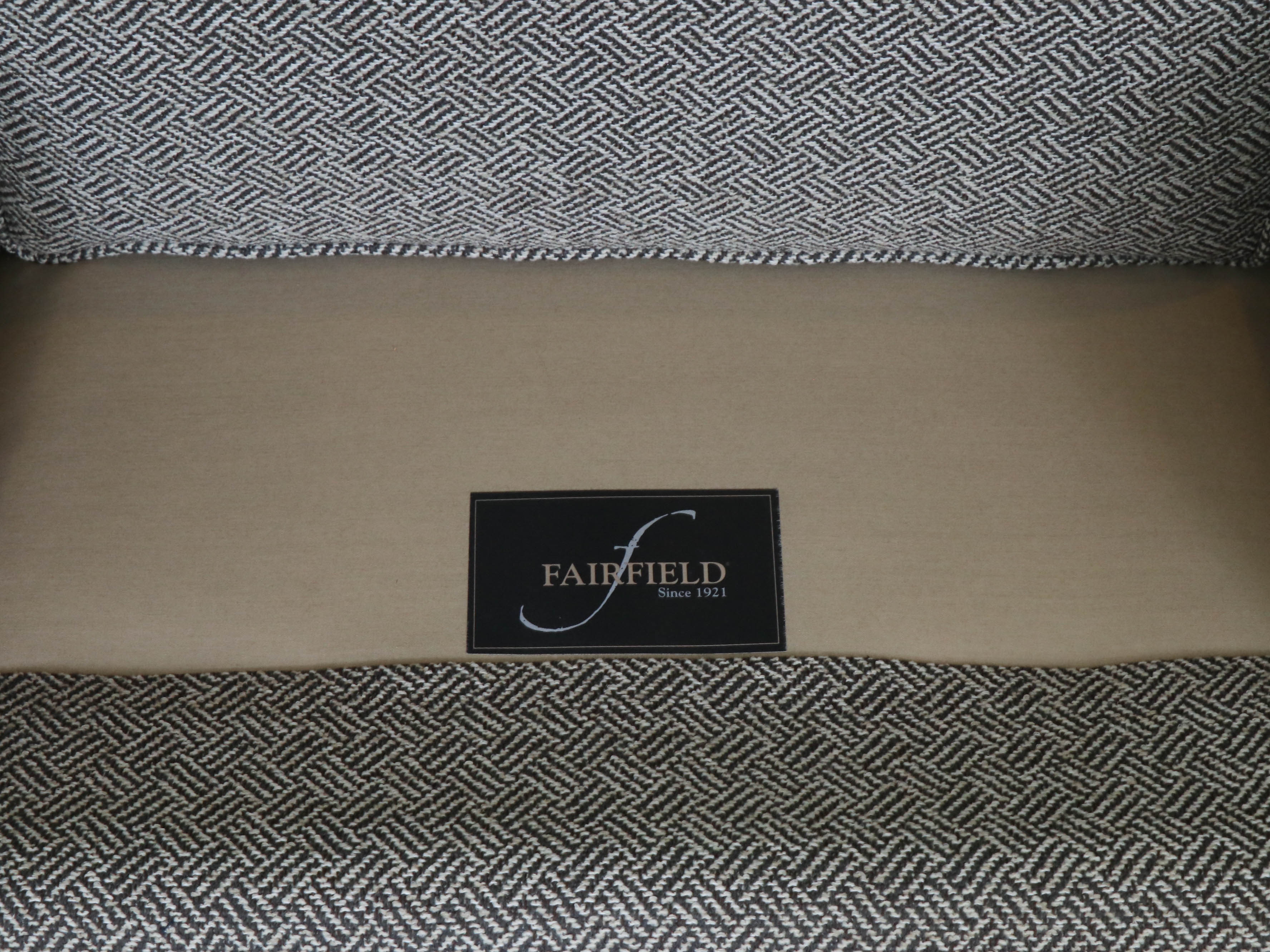 Fairfield Furniture Tweed Armchair with Nailhead Trim