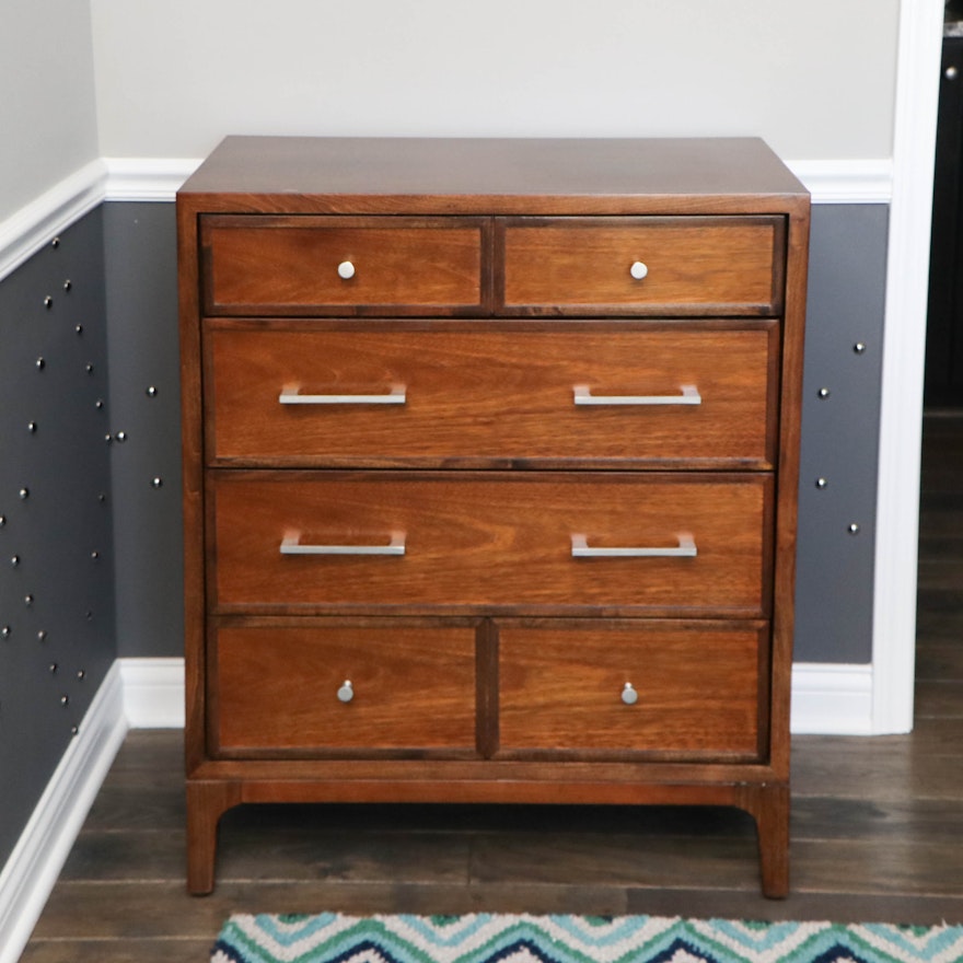 Somerton Dwelling Walnut-Stained Chest of Drawers