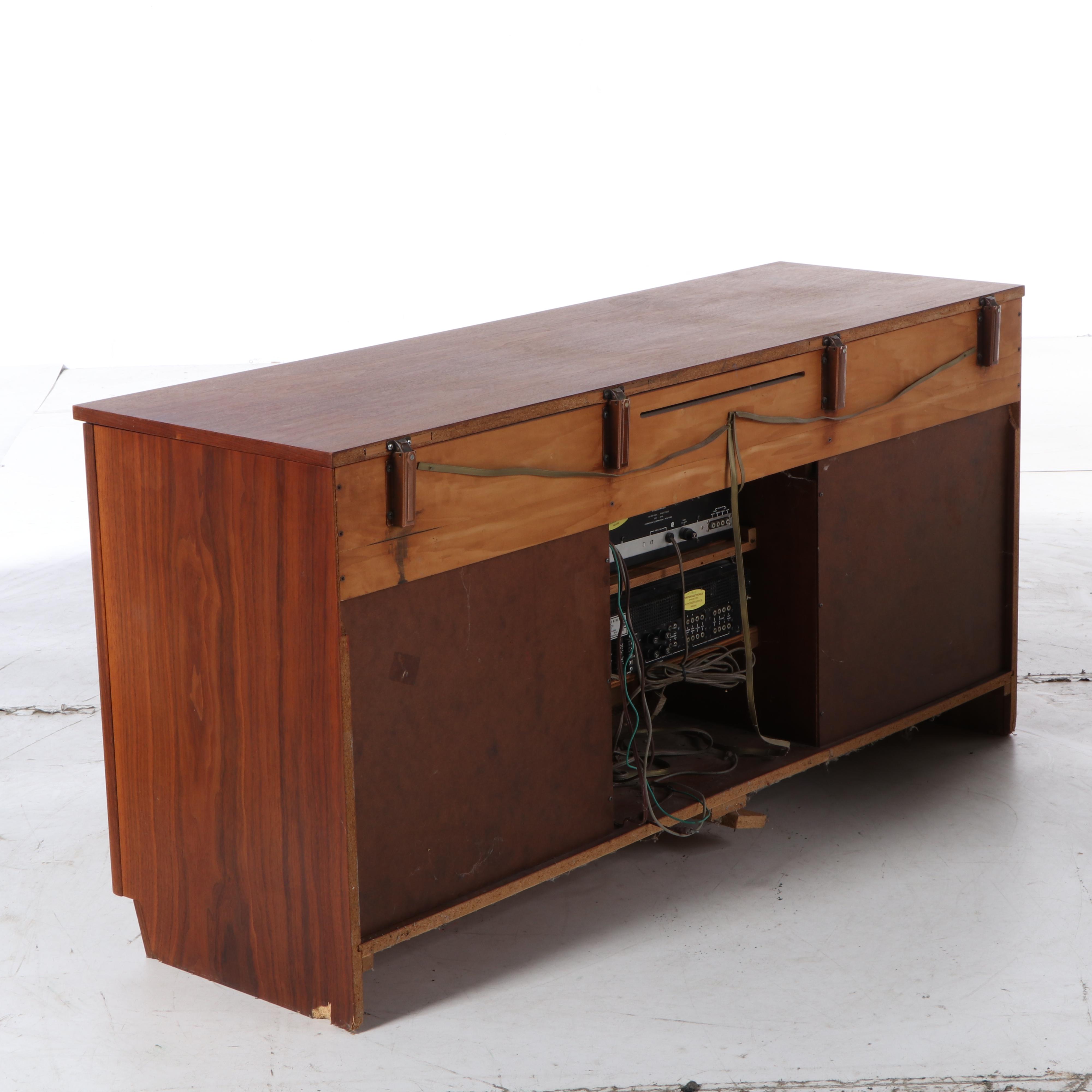 Fisher Stereo with JBL Speakers in Teak Danish Modern Cabinets