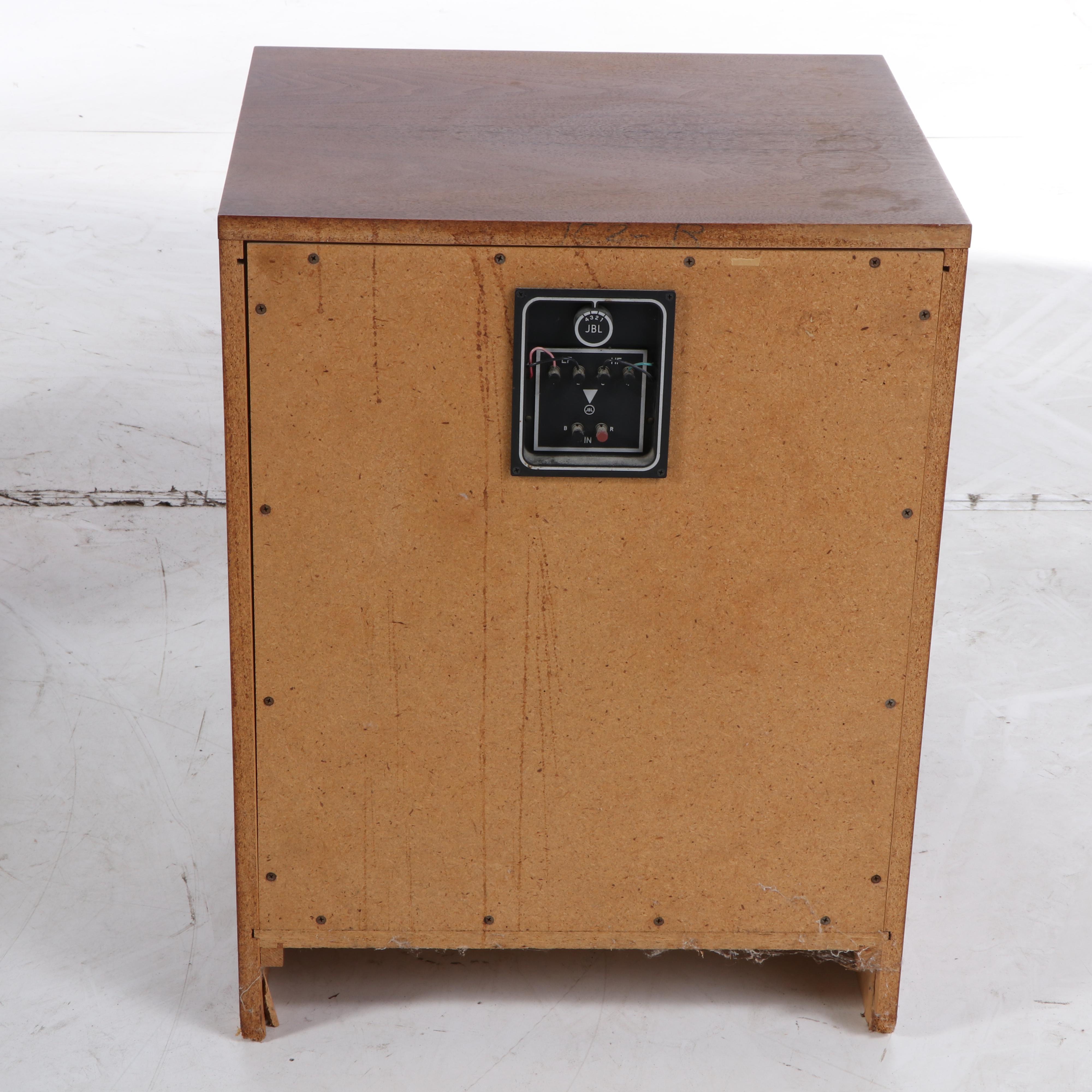 Fisher Stereo with JBL Speakers in Teak Danish Modern Cabinets