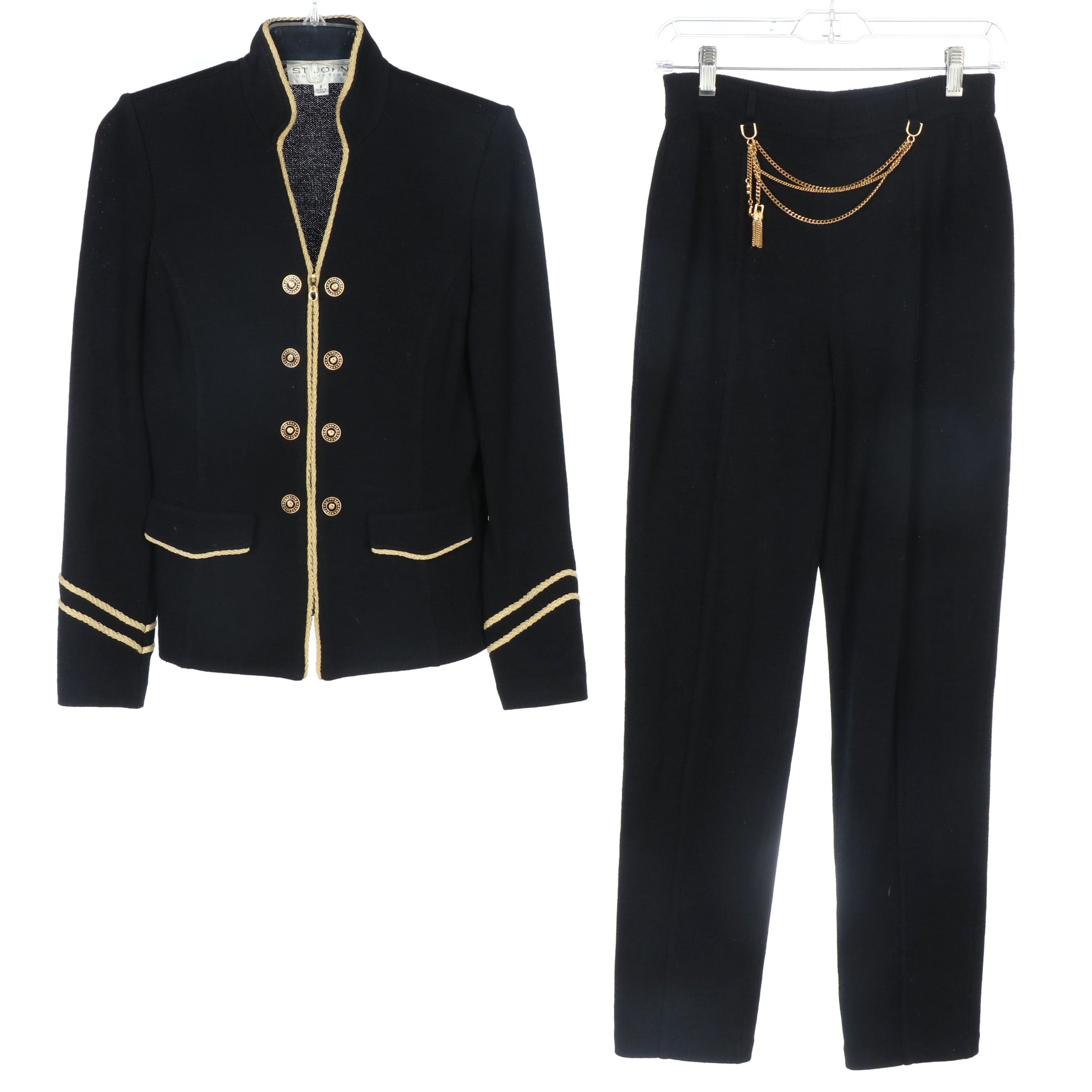 St. John Collection Knit Jacket and Pants