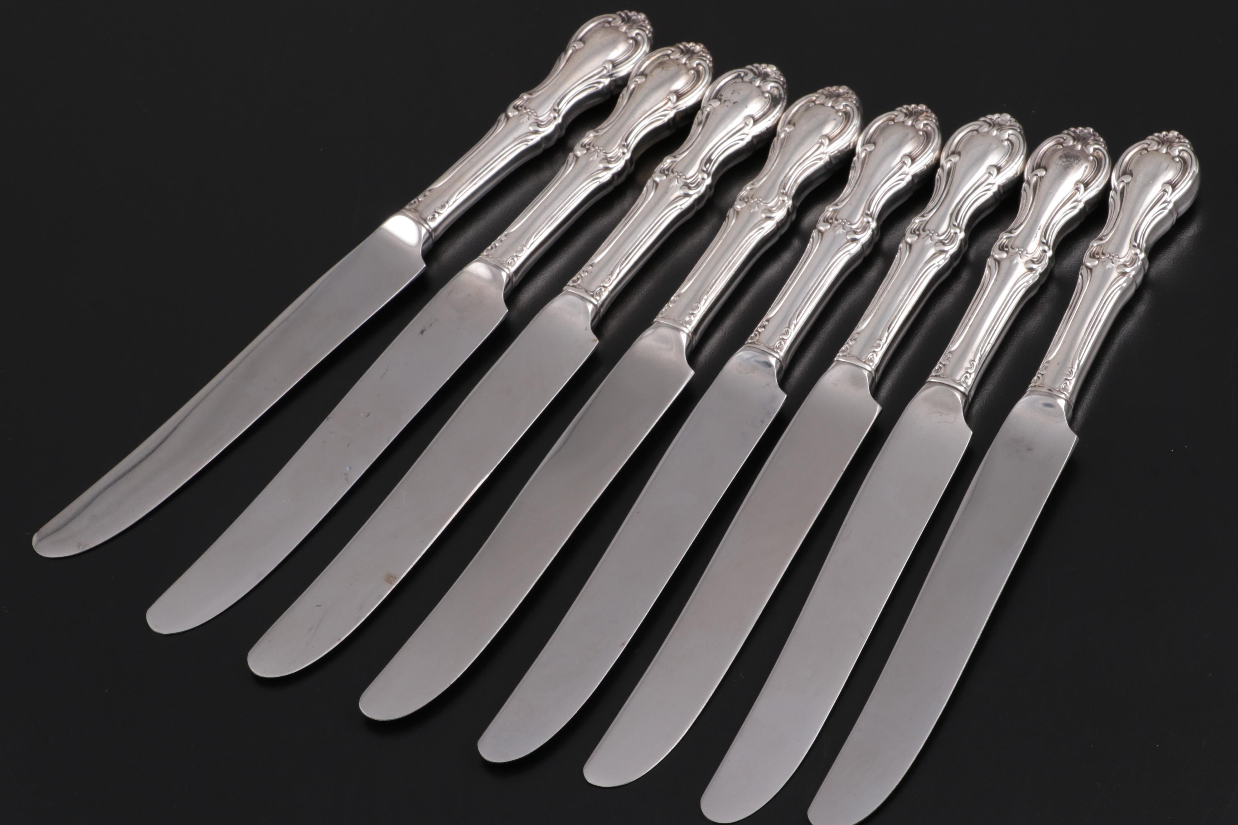 International Silver "Joan of Arc" Sterling Silver Handled Dinner Knives